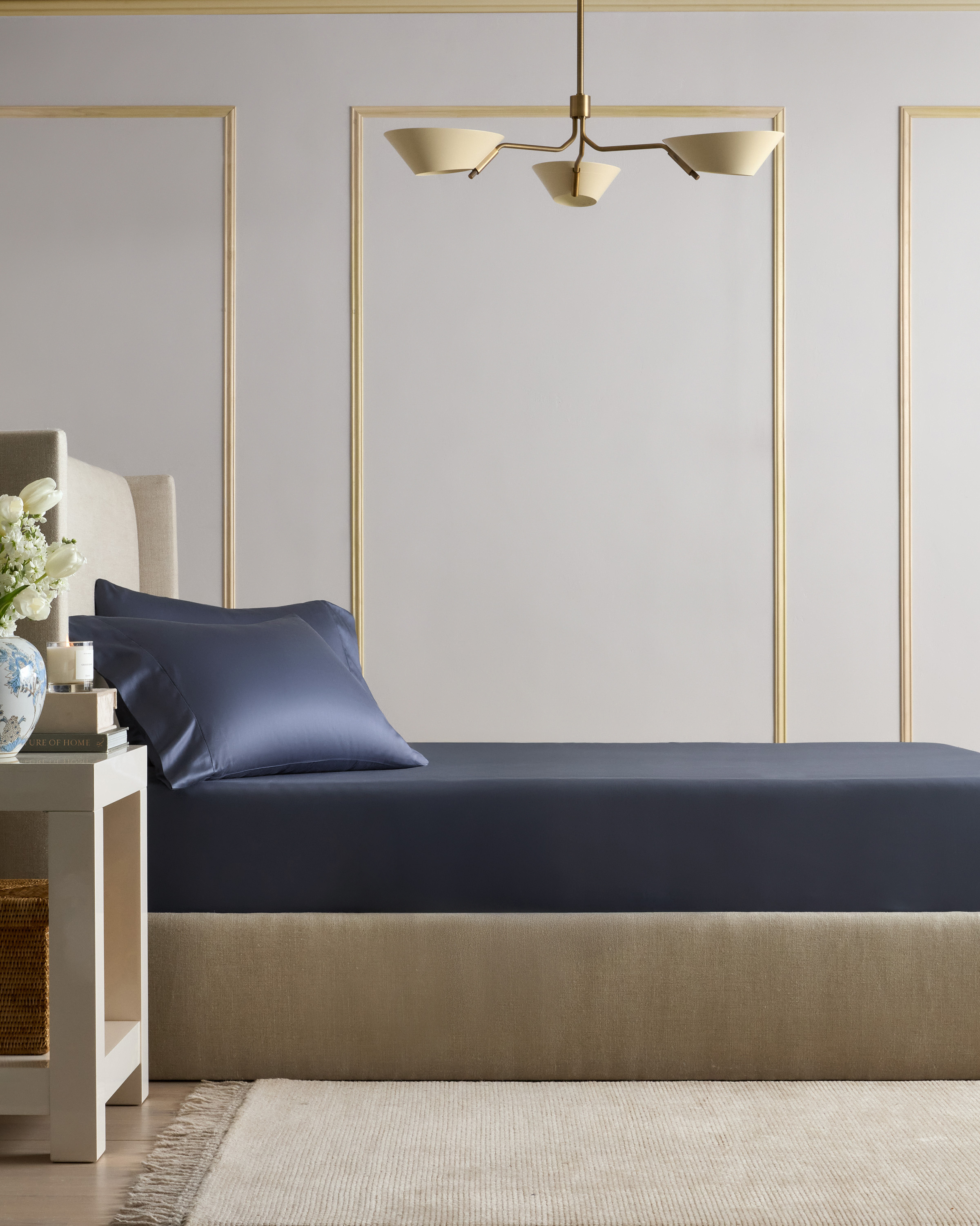 Giza Cotton Sateen Fitted Sheet Set - Thumbnail 5