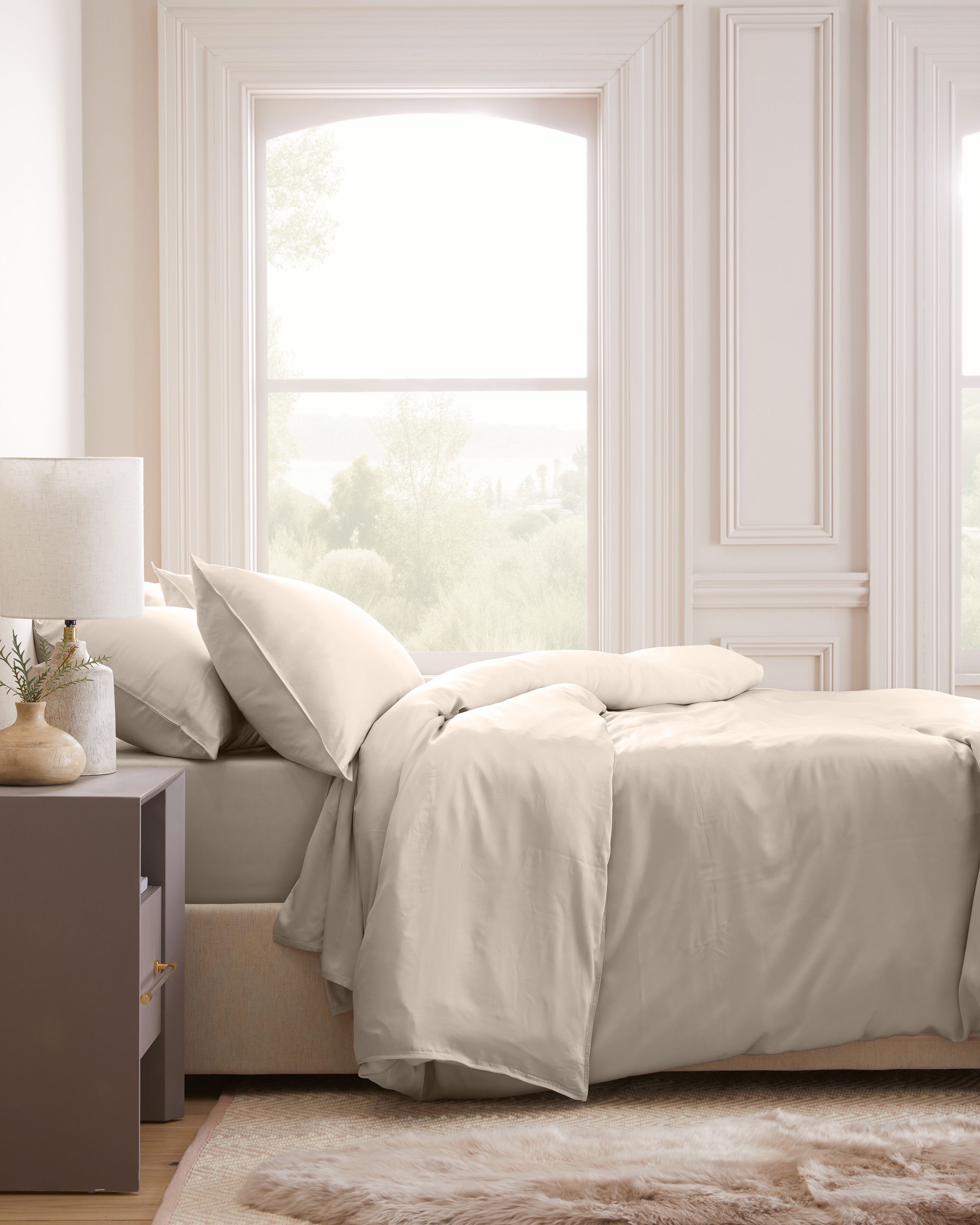 Sand Bamboo Duvet Cover