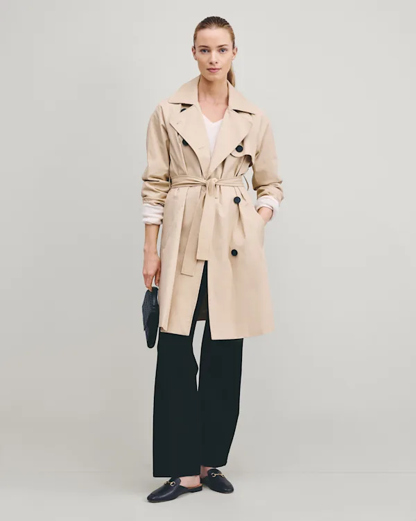 Comfort Stretch Trench Coat
