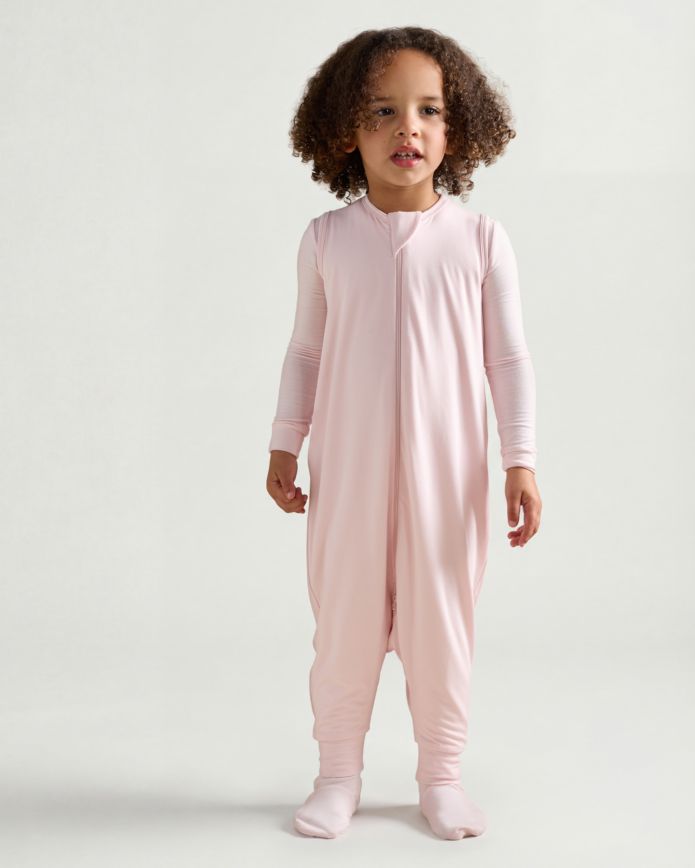 Pale Pink Bamboo Sleep Bag Walker 1.0 TOG