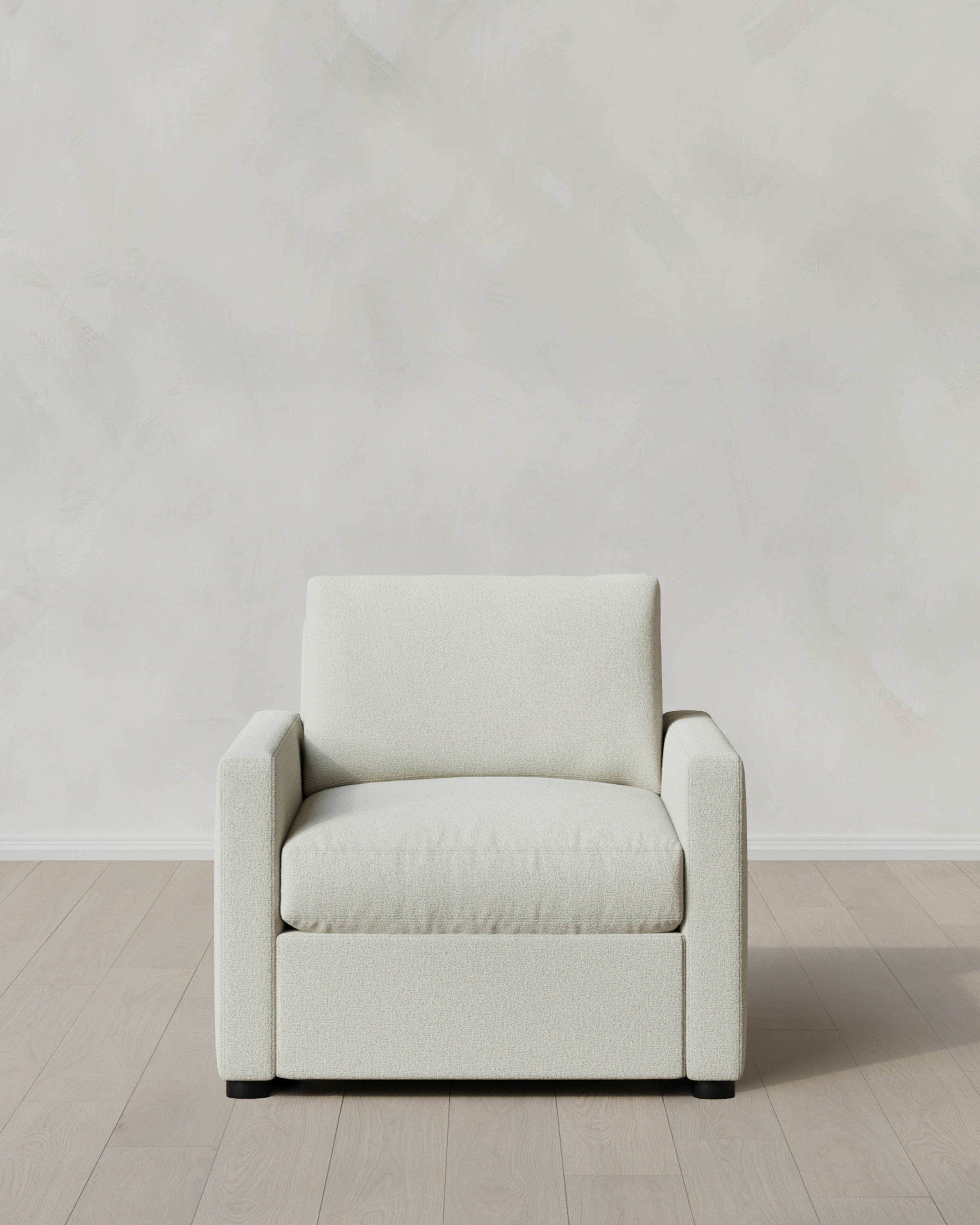 Ivory Brennan Accent Chair in Performance Basketweave