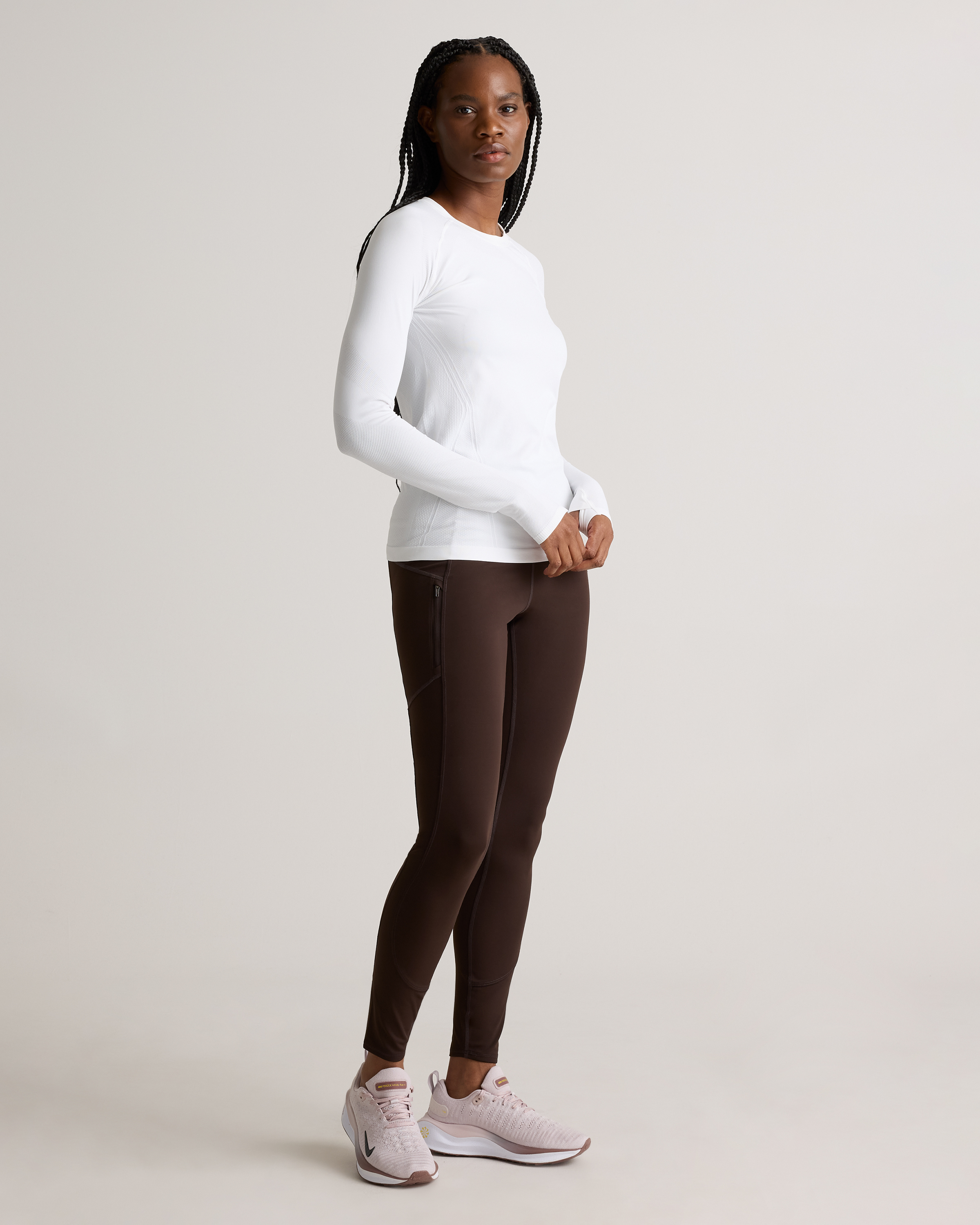 Whistler High-Rise Pocket Thermal Legging in Espresso