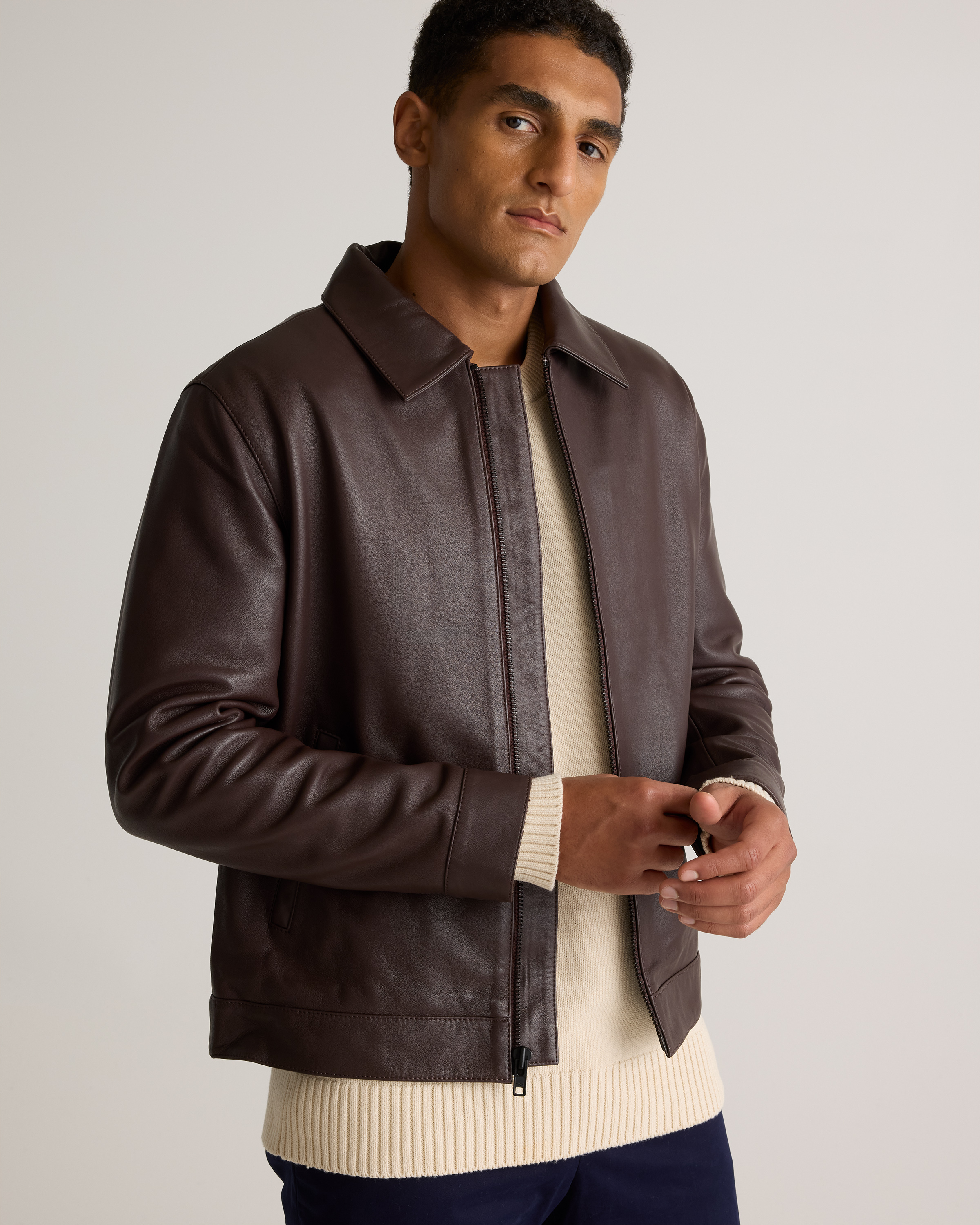 a*u様 FTC / LEATHER HARRINGTON JACKET FTC leather harrington jacket（FTC 近く / LEATHER HARRINGTON