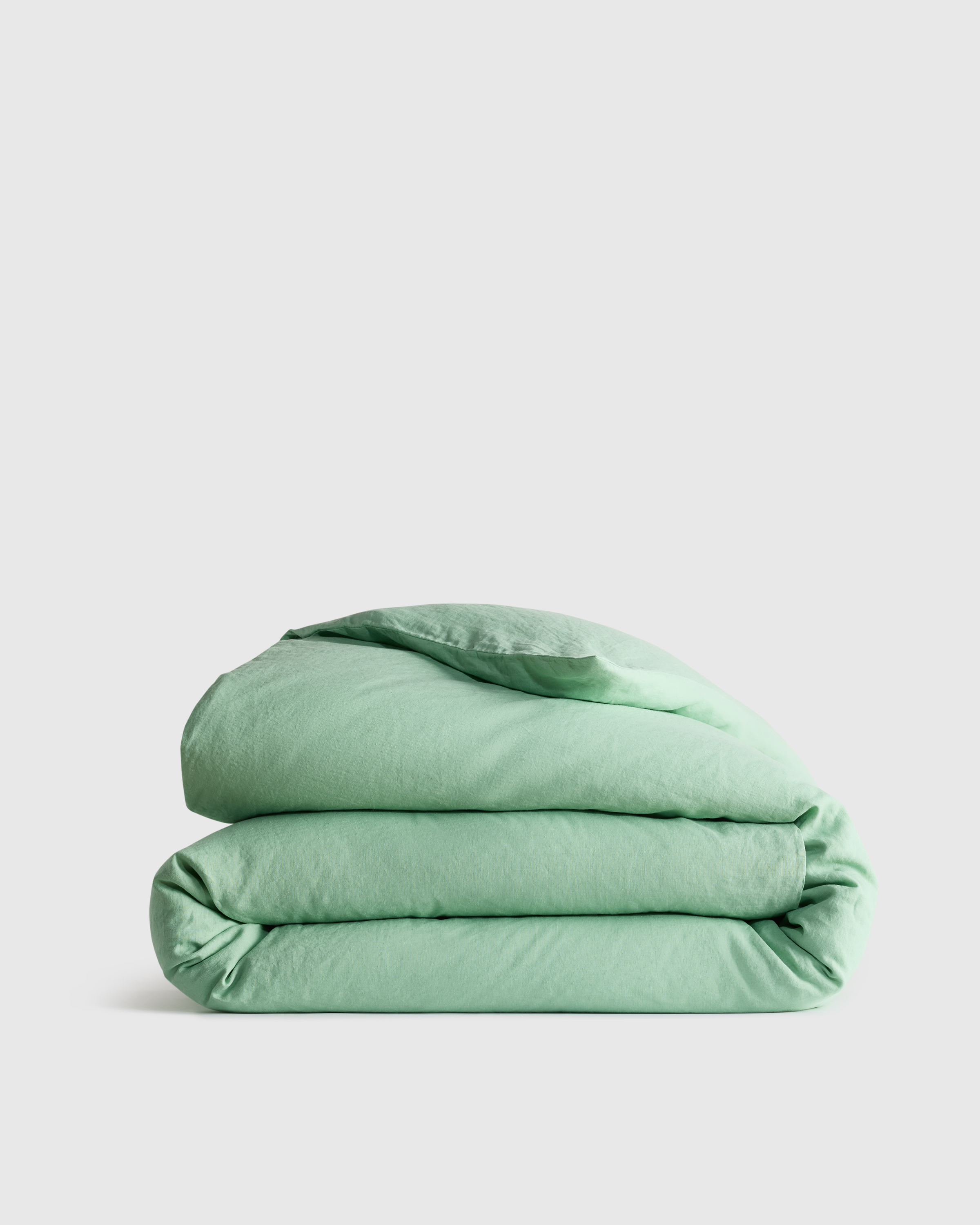 Jade European Linen Duvet Cover