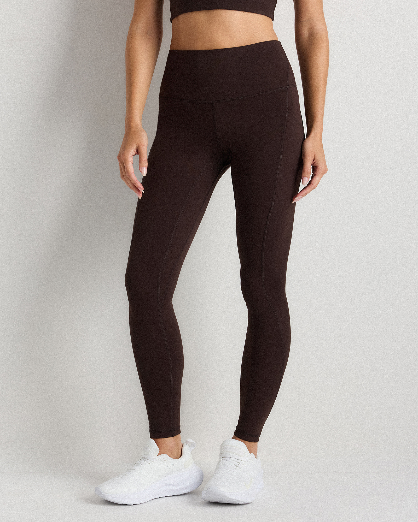Quince Women's Ultra-form High-rise Pocket Legging In Brown