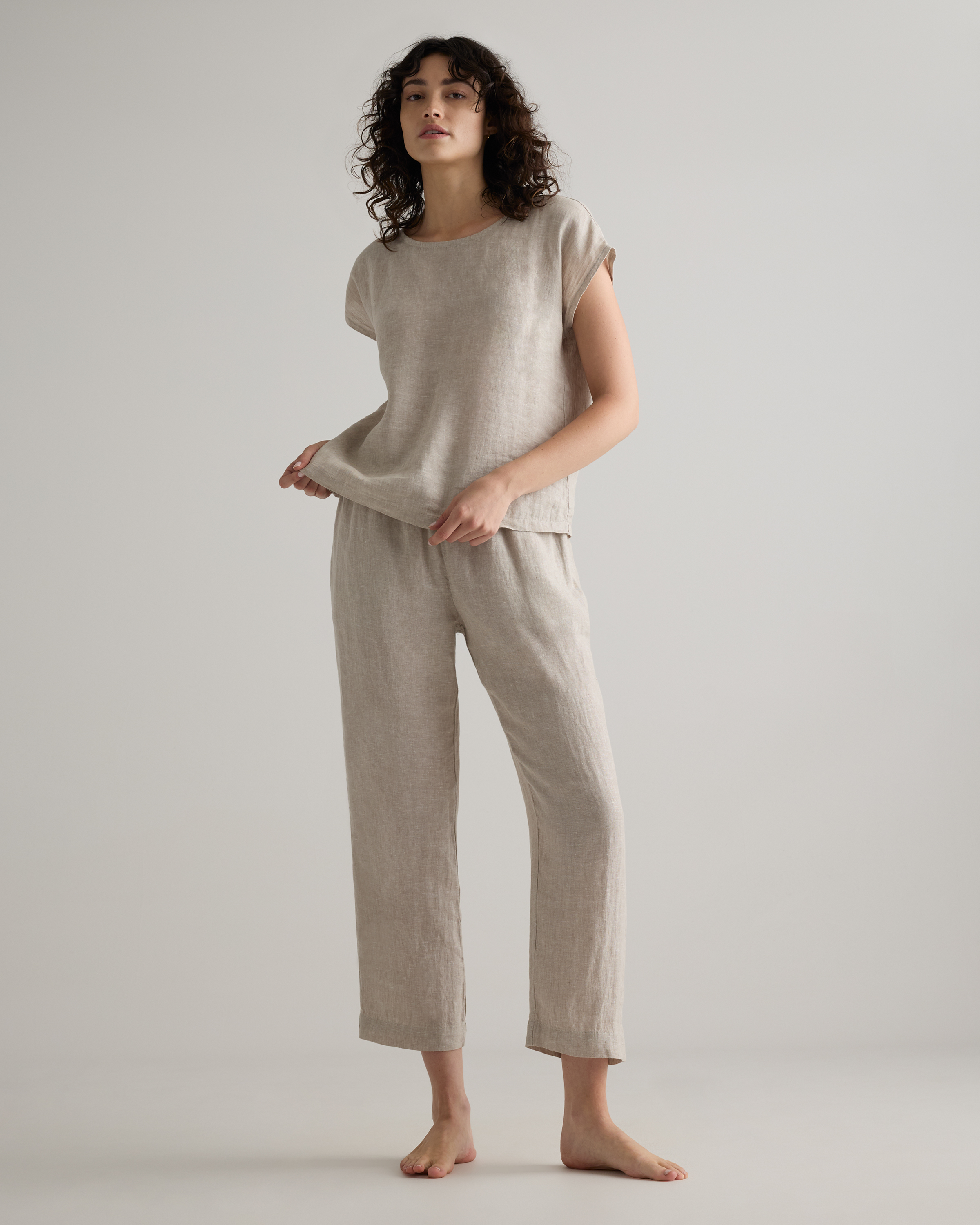 Flax 100% European Linen Pajama Set