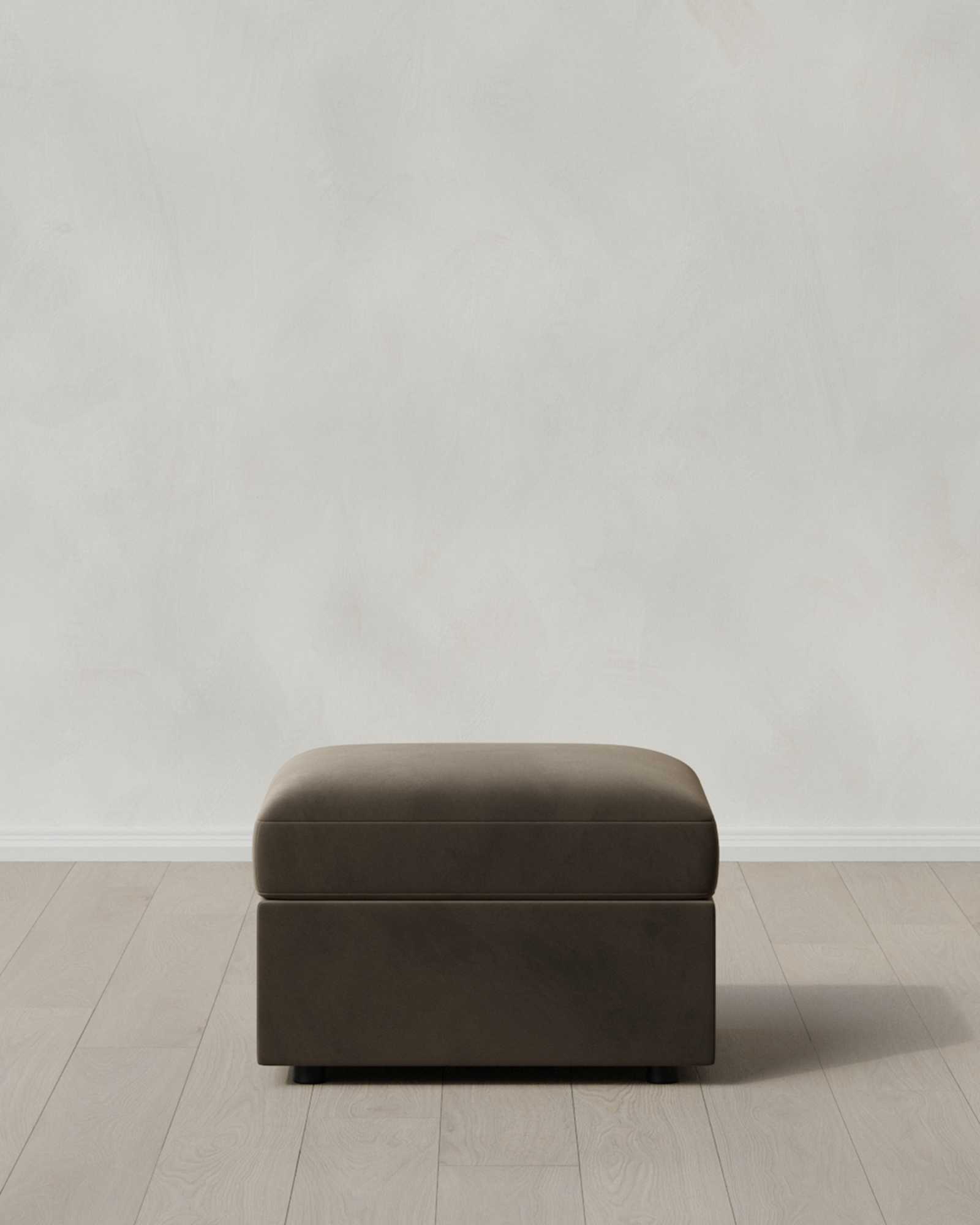 Sierra Curved Arm-Chair Ottoman-28x24-Performance Velvet Sable