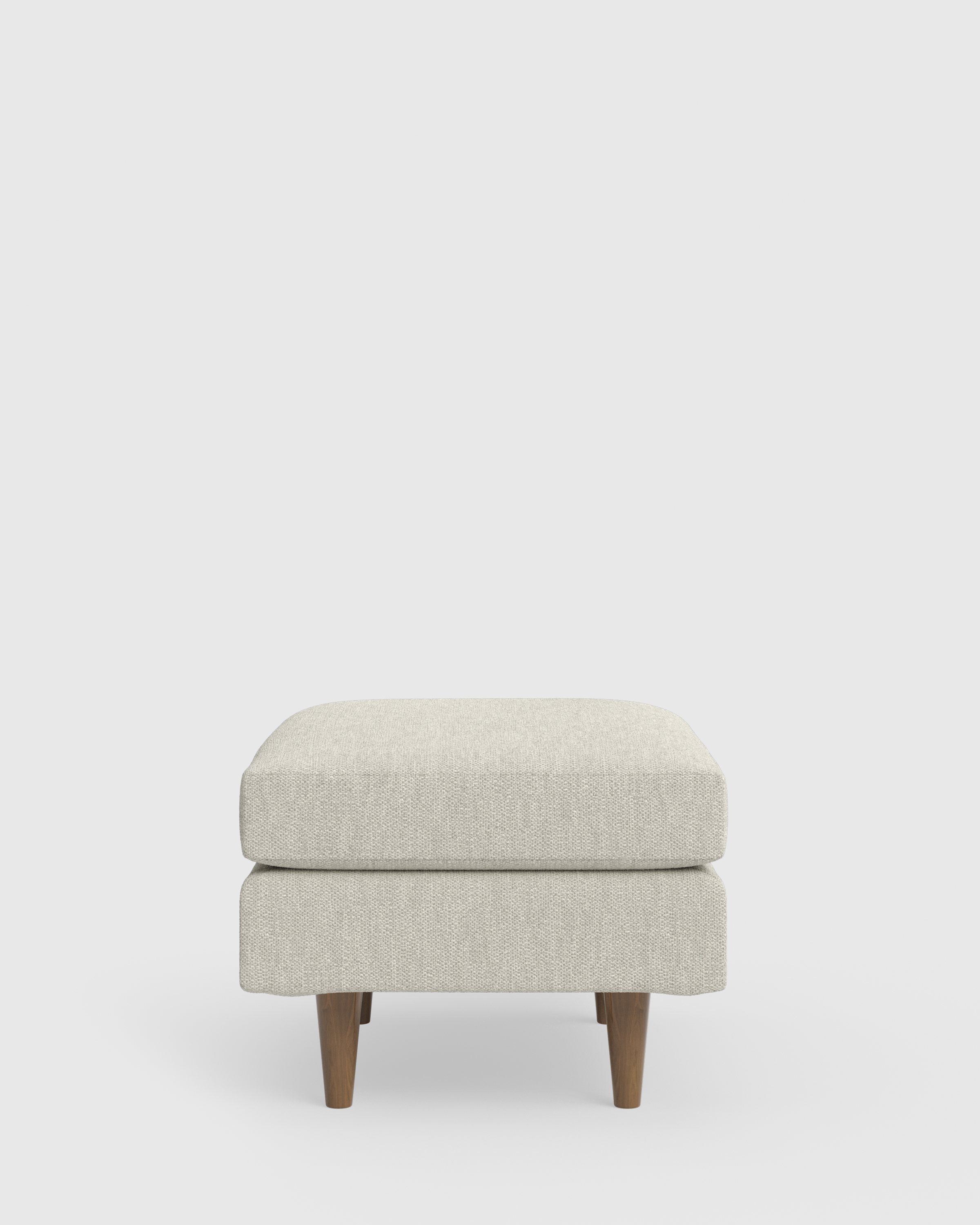 Atlas Midcentury Ottoman in Performance Basketweave - thumbnail 4