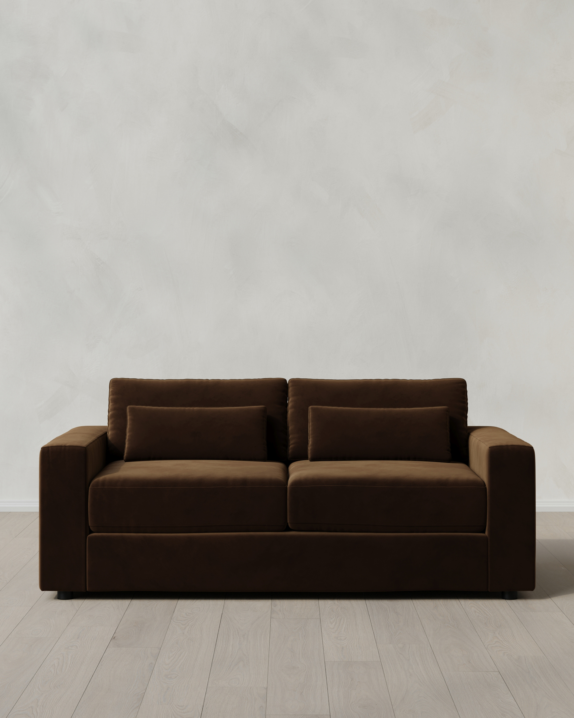 Java Ashford Deep Seat Sofa in Performance Velvet