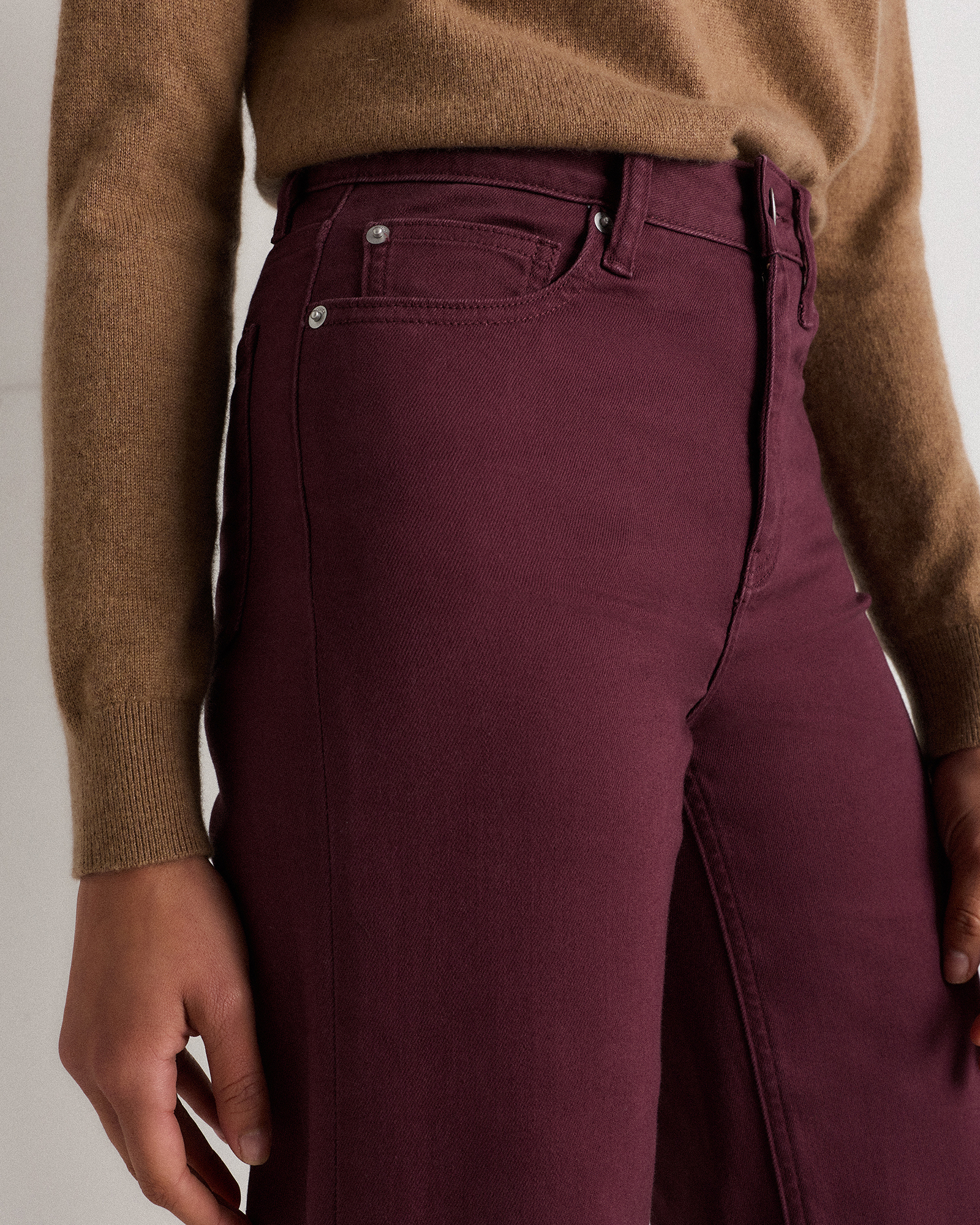 Stretch Crepe Classic Trouser Pants