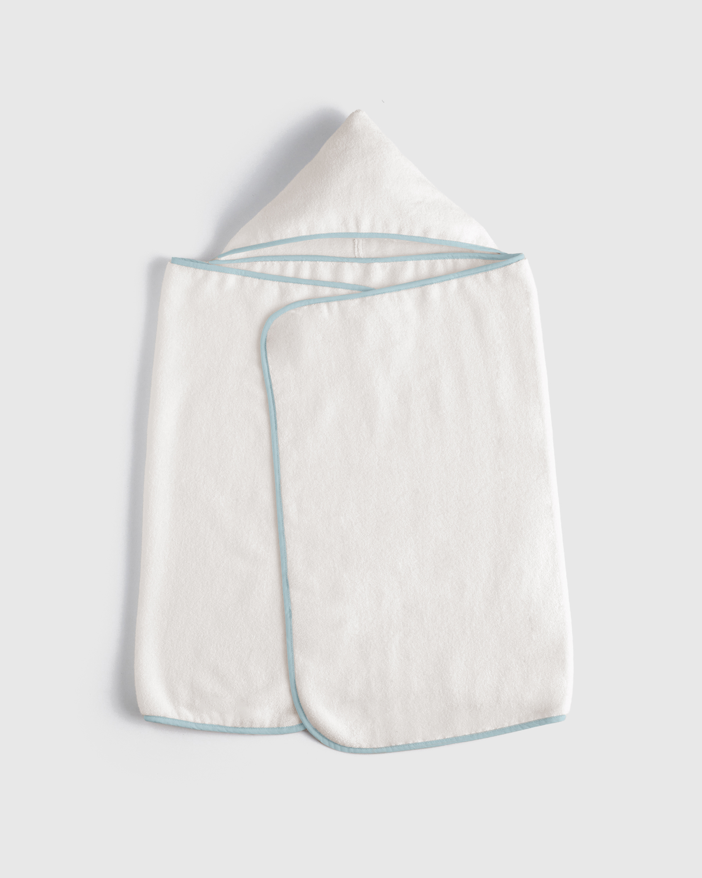 hooded towel 2 lightblue