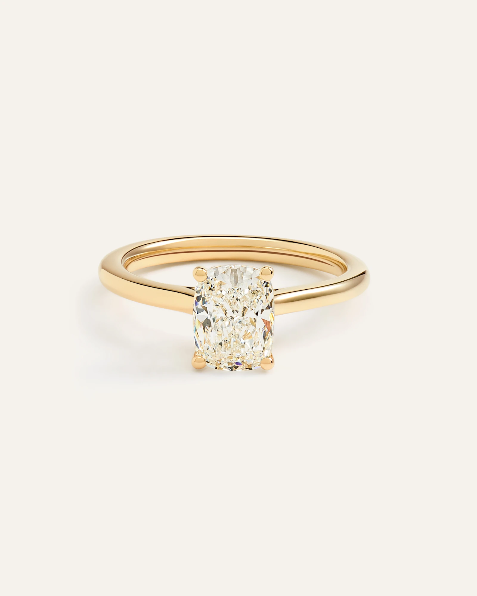 Bague de fiançailles à monture cathédrale et serti treillis avec ...