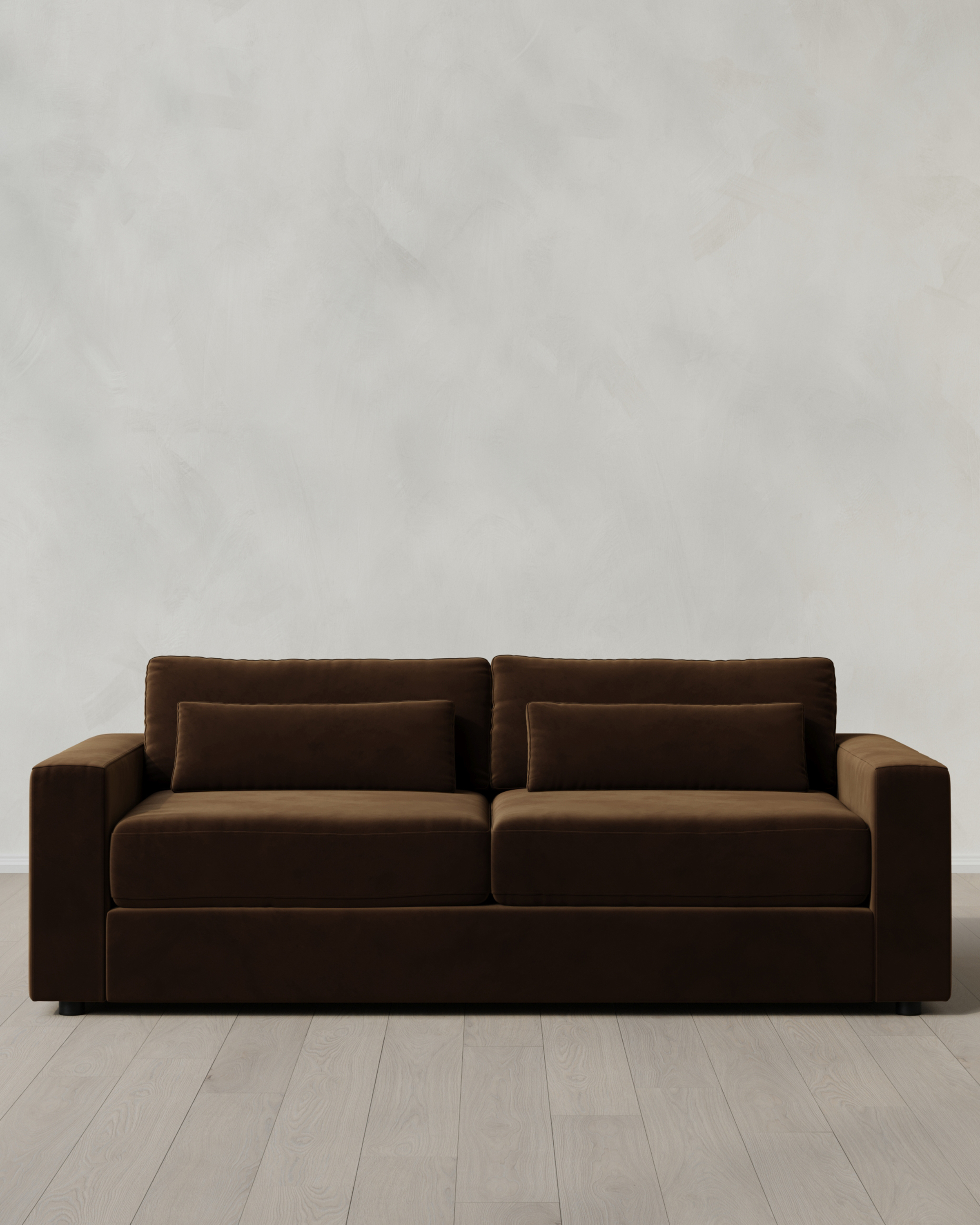 Ashford Deep Seat Sofa in Performance Velvet - Performance Velvet, Java