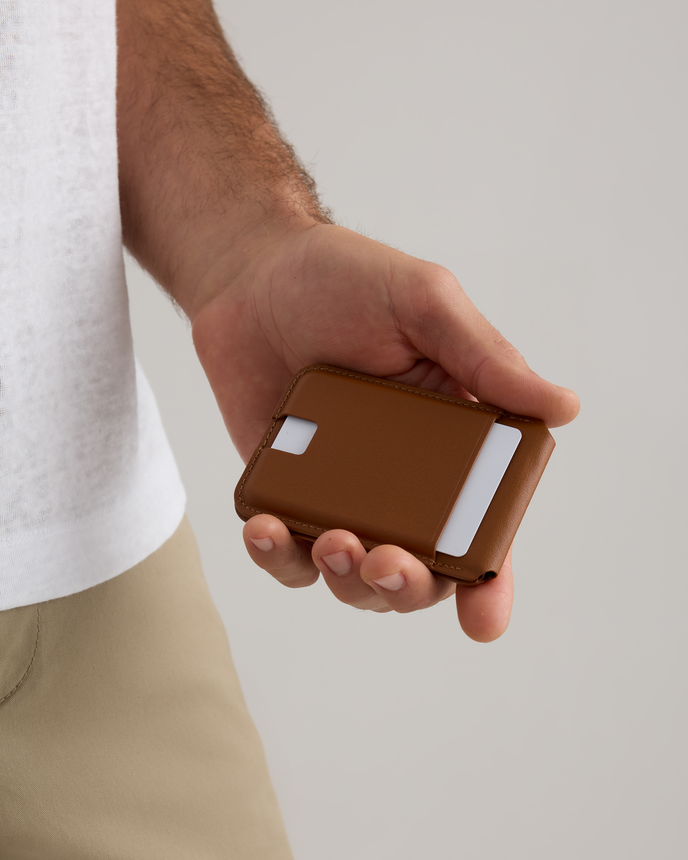 Leather MagSafe Wallet & Phone Stand