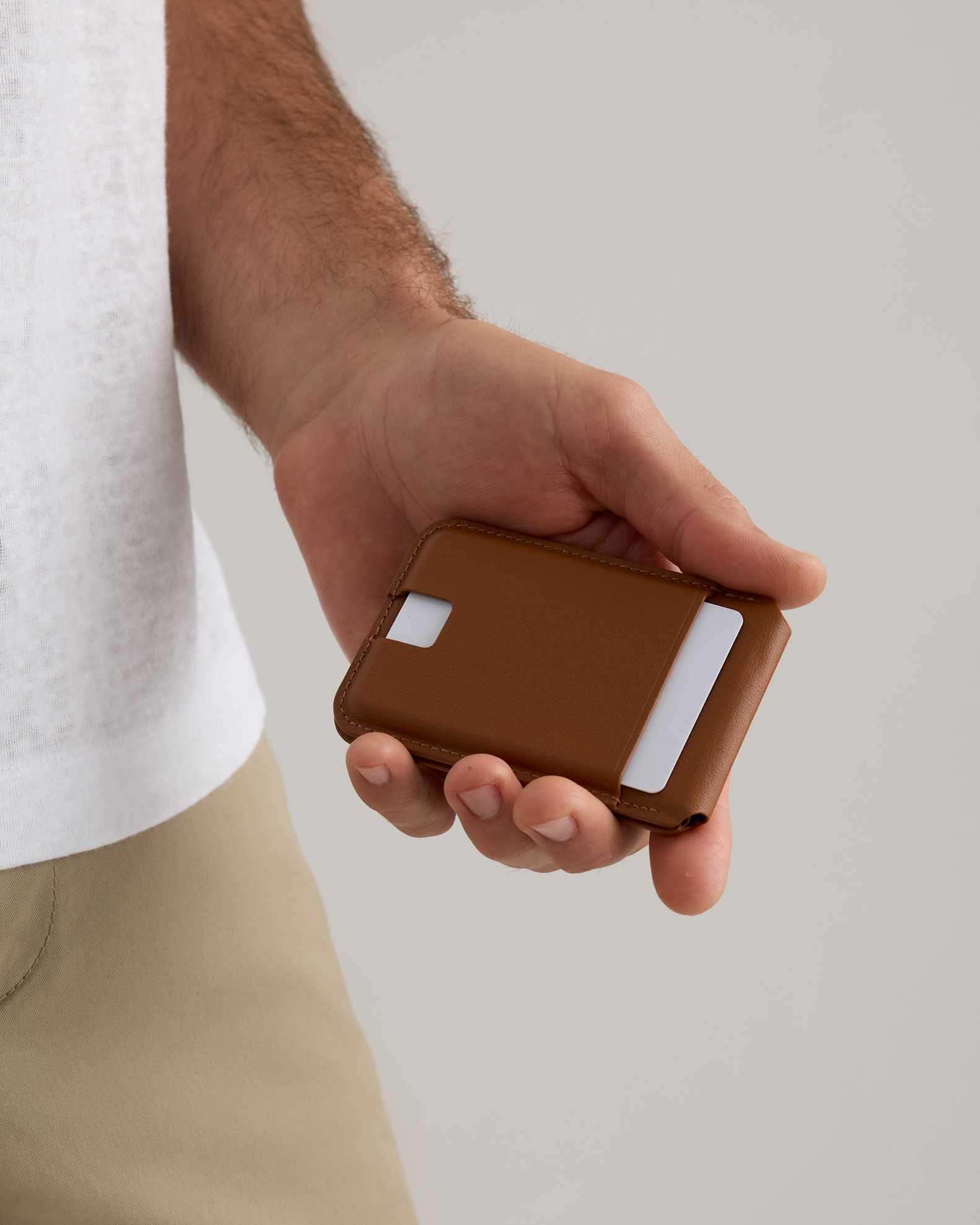 Leather MagSafe Wallet & Phone Stand
