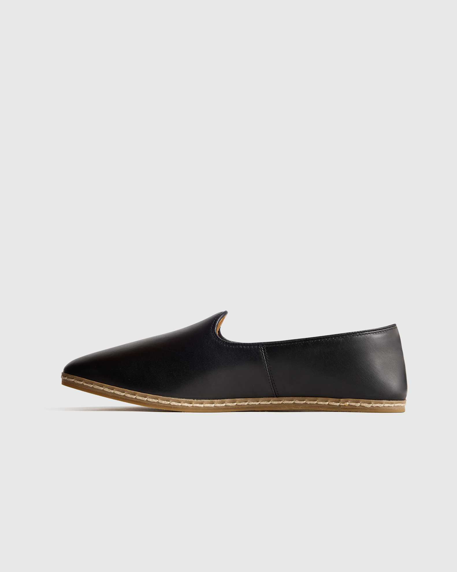 Men's Crafted Leather Slip-On in Black, Size 11.5 by Quince Men's Crafted Leather Slip-On in Black, Size 11.5 by Quince