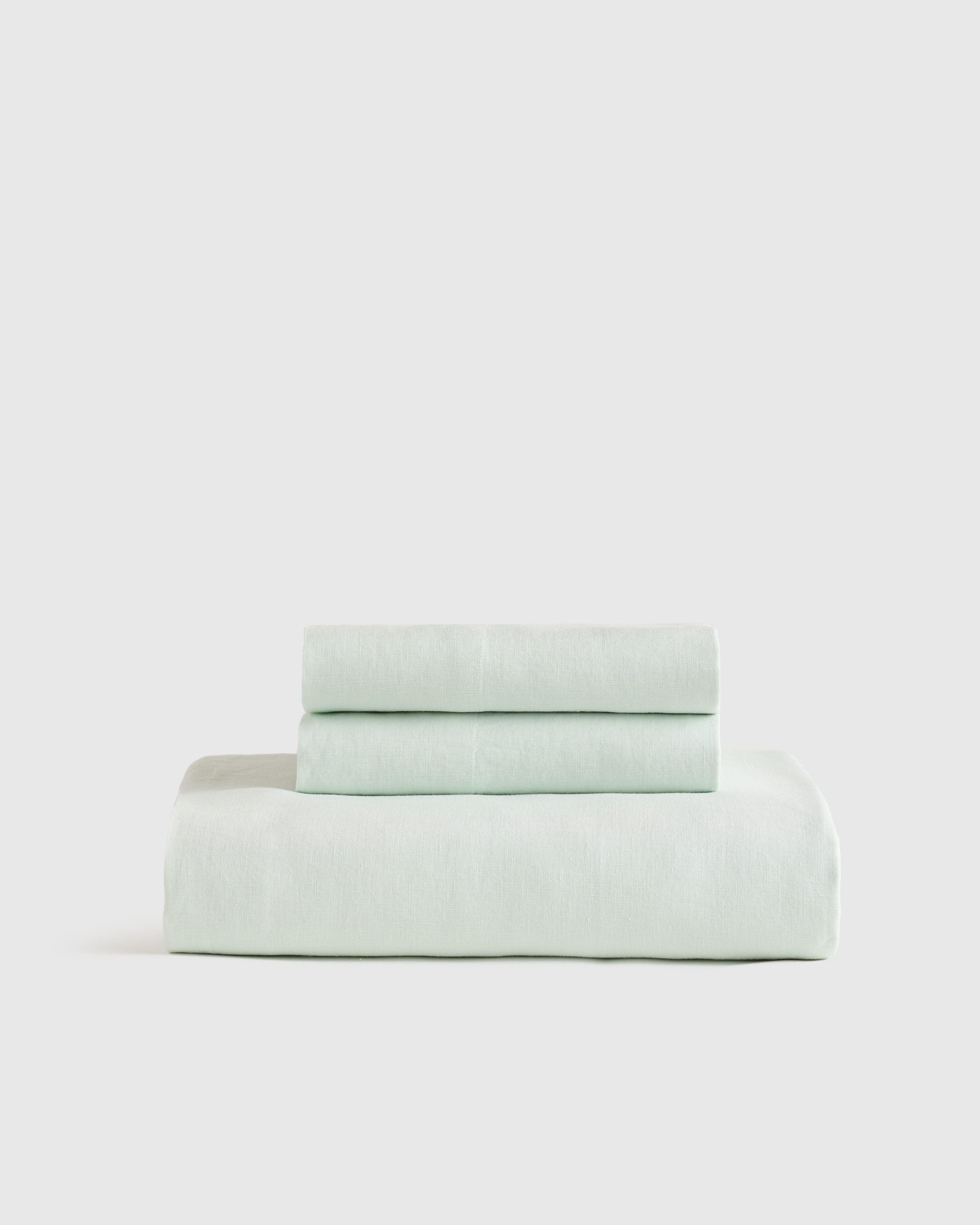 Mint European Linen Fitted Sheet Set