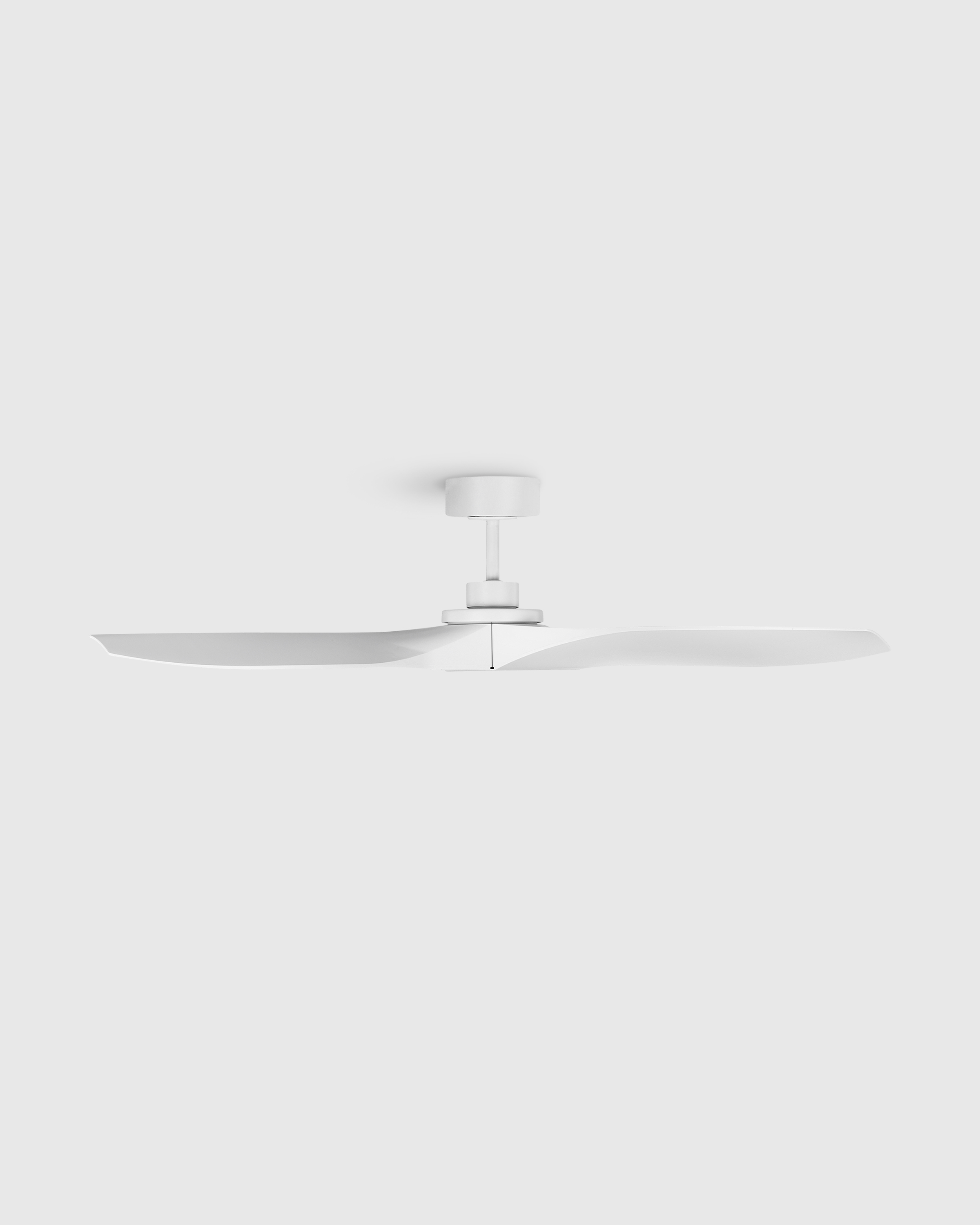 White Outdoor Transitional Ceiling Fan