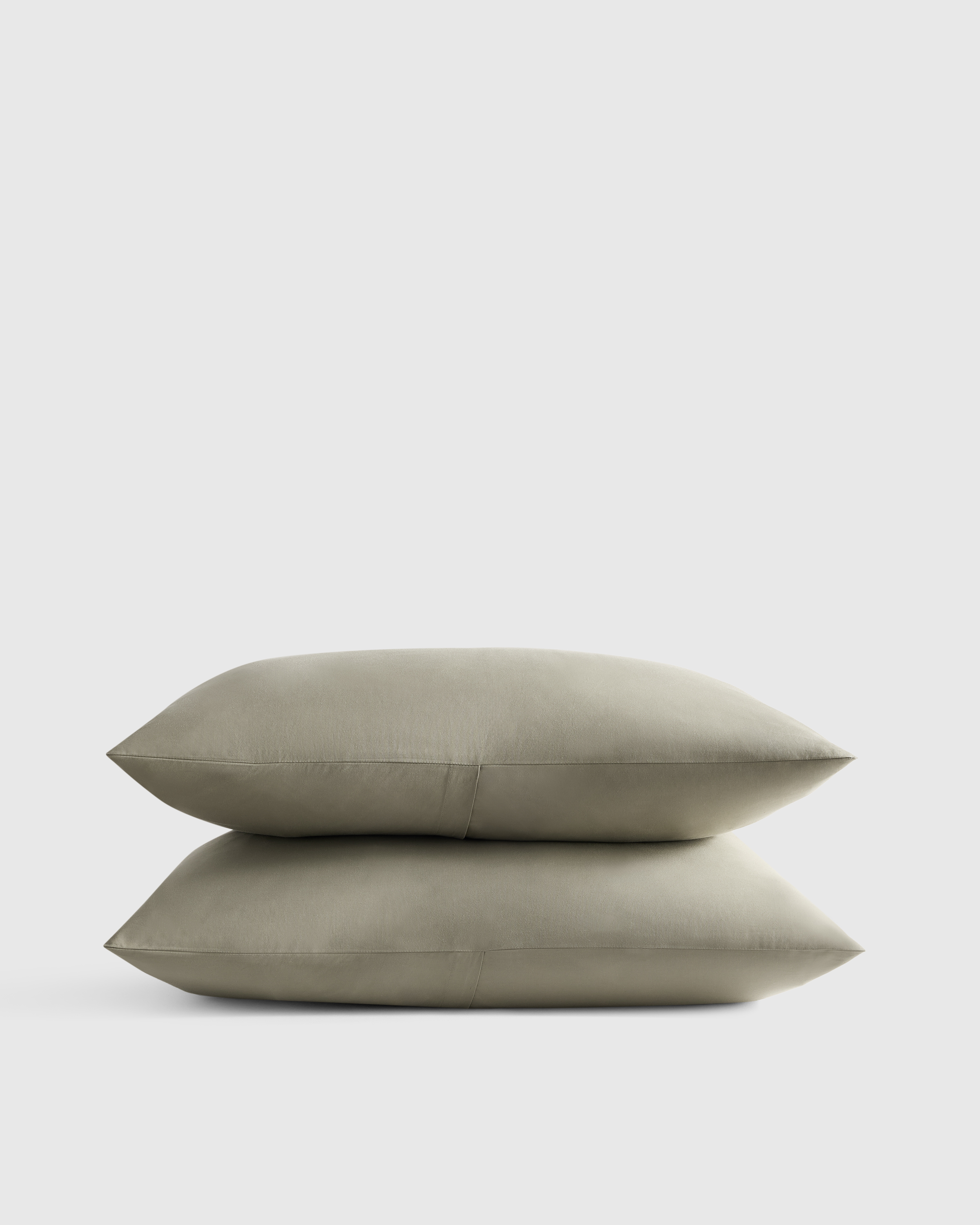 Dried Sage Organic Crisp Percale Sham Set