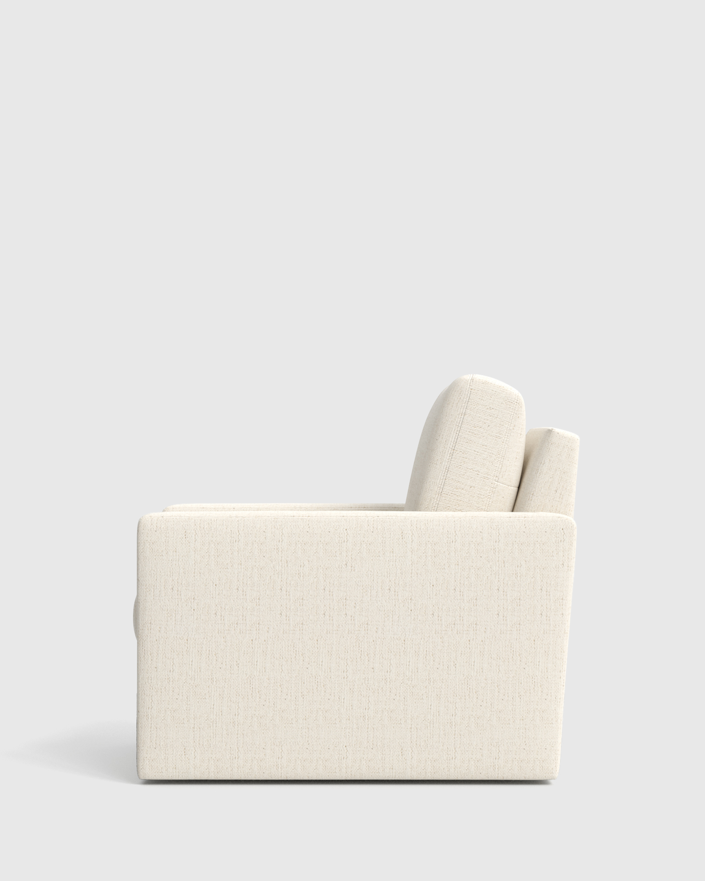 Brennan Performance Chenille Linen Blend Swivel Chair - Thumbnail 5