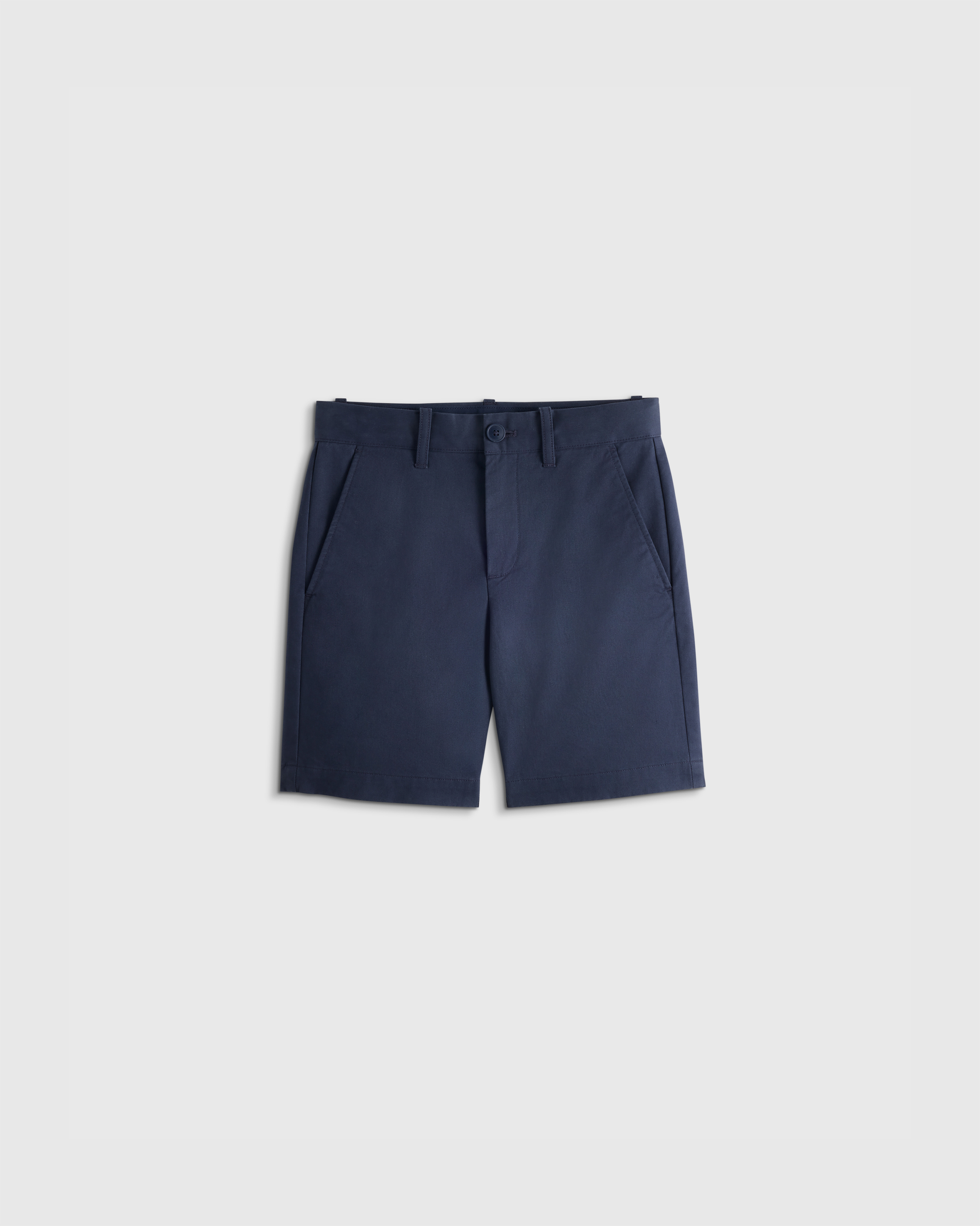navy Organic Cotton Stretch Classic Chino Short