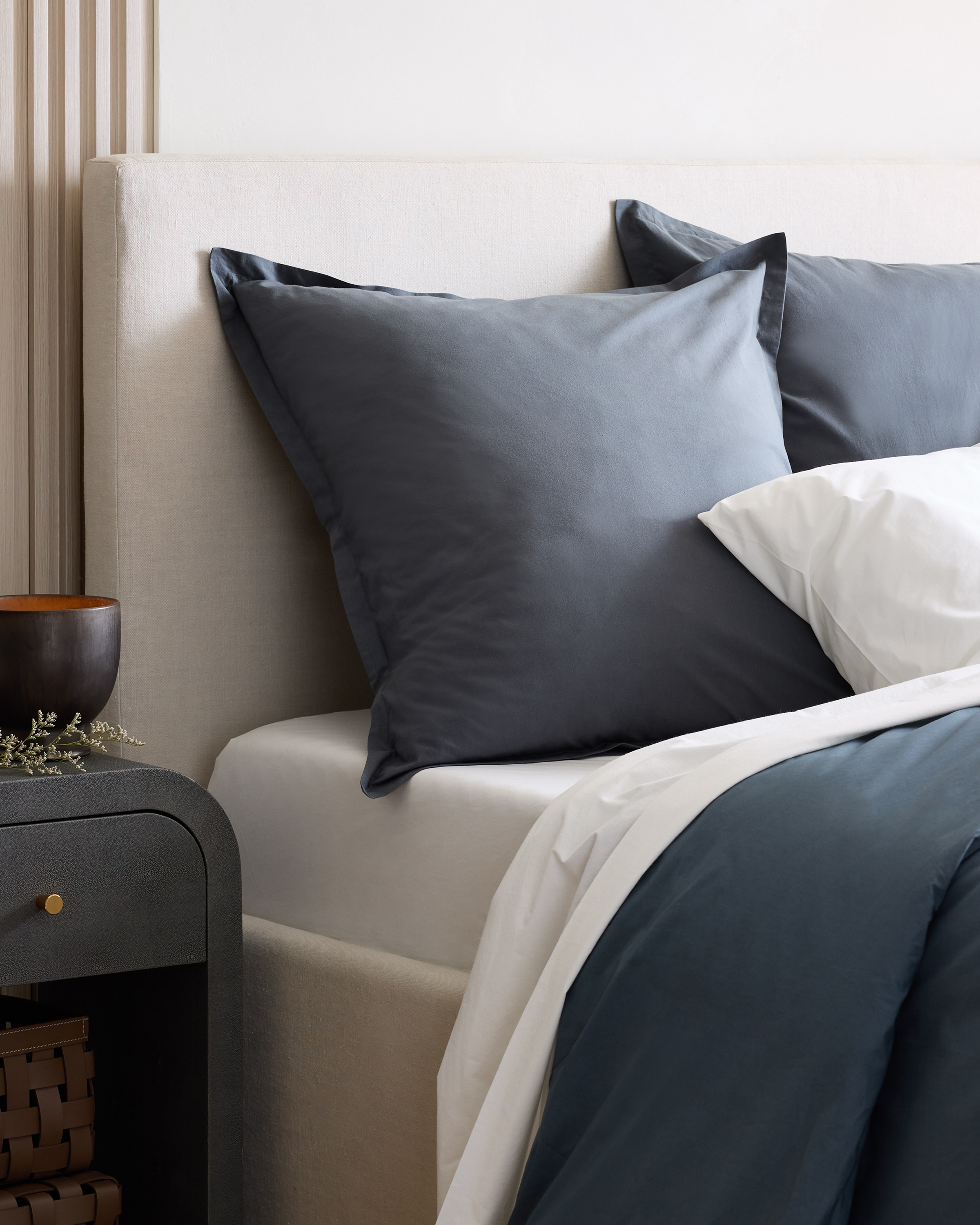 Nightfall Organic Brushed Cotton Euro Sham