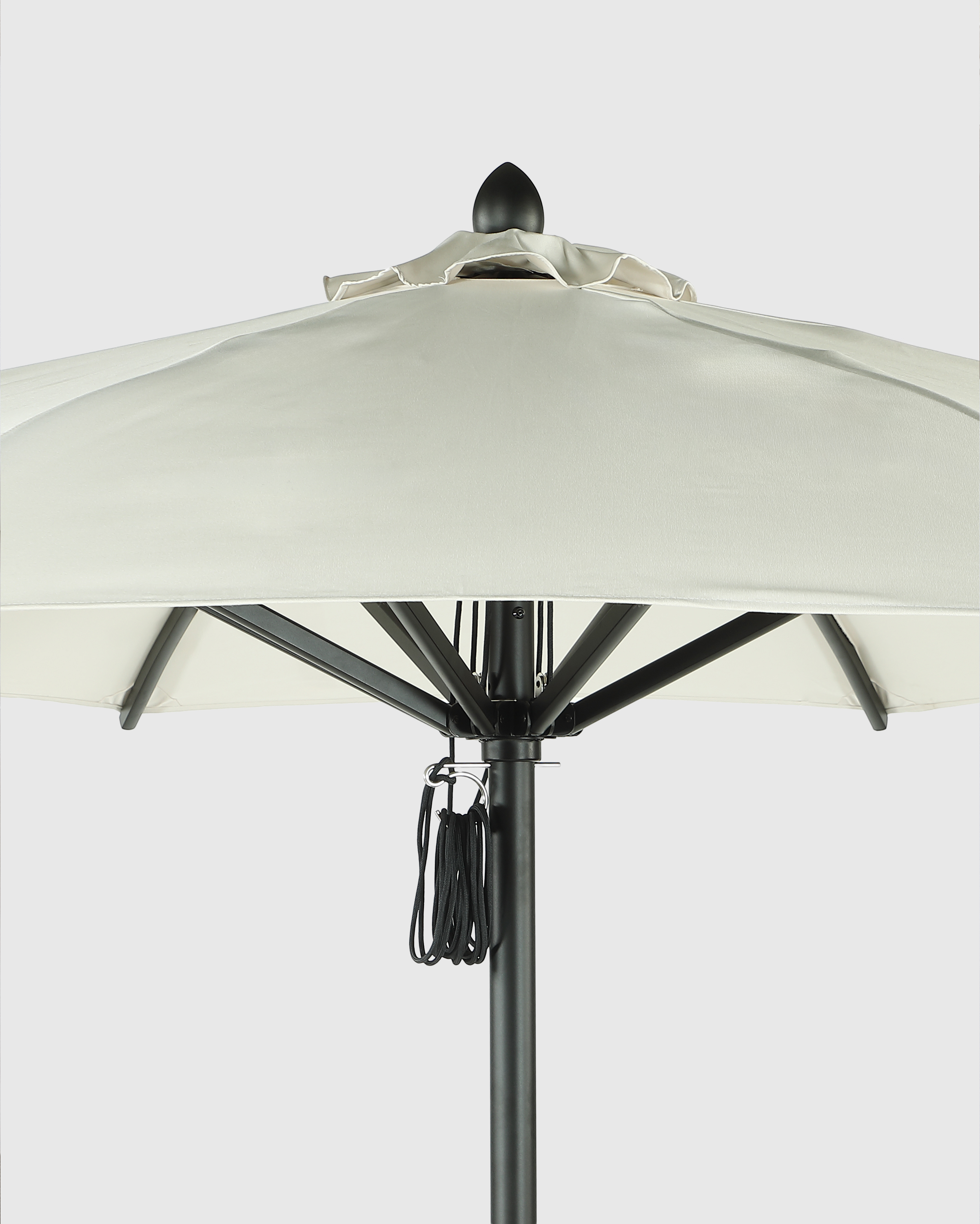 9' Round Sunbrella Outdoor Umbrella and Base - thumbnail 3