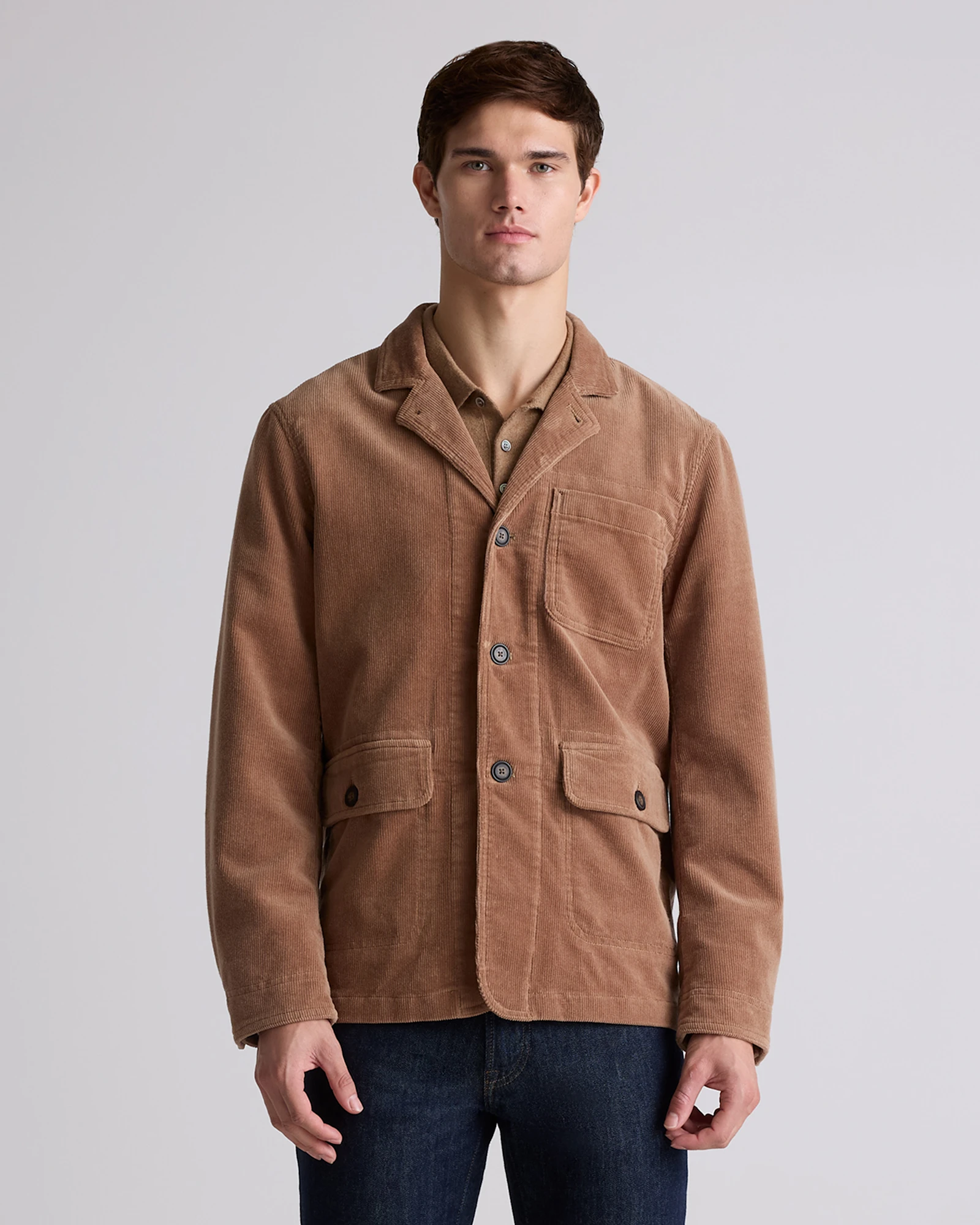 Organic Stretch Corduroy Chore Jacket
