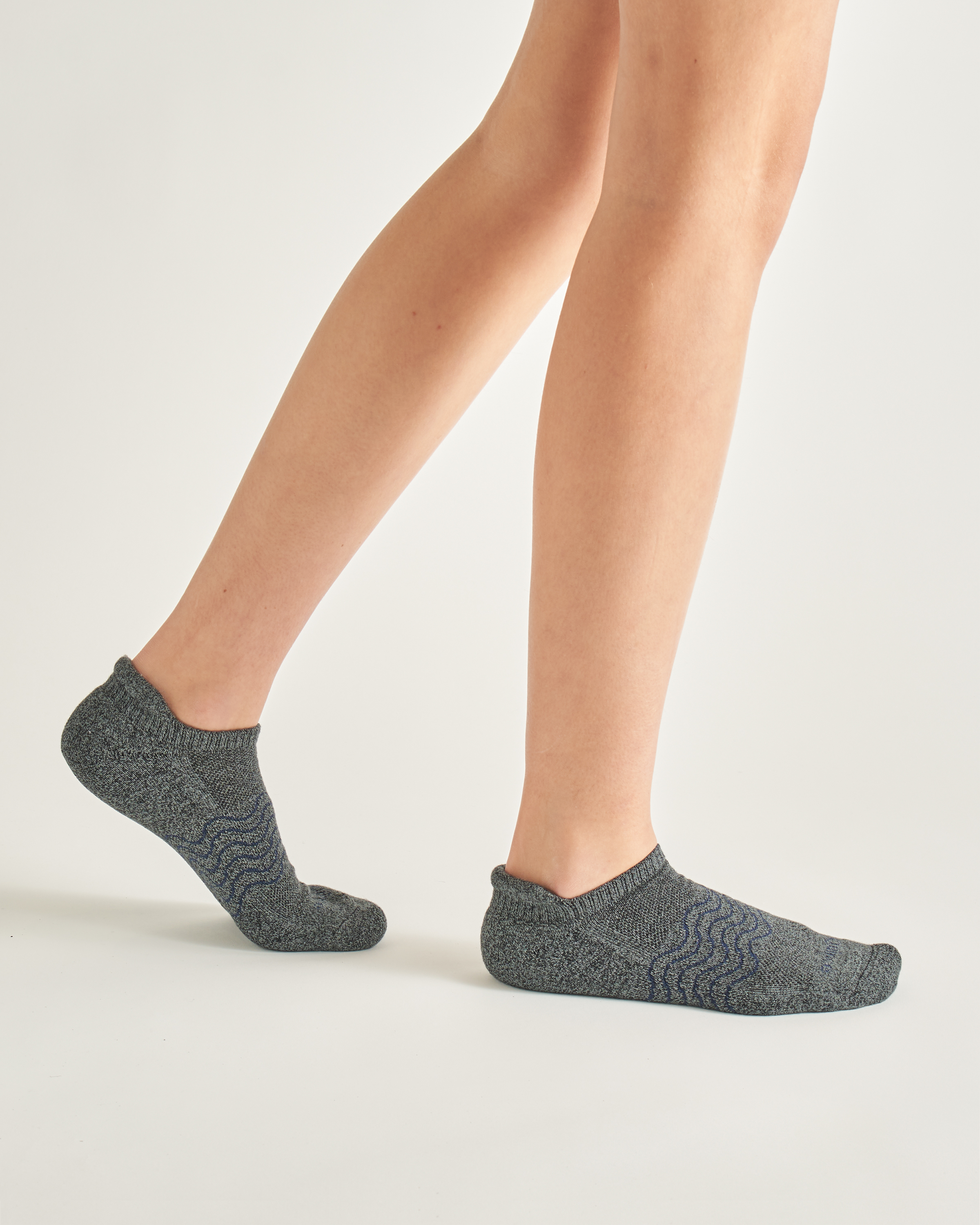 Organic Marl Ankle Socks (4-pack) 1 DG