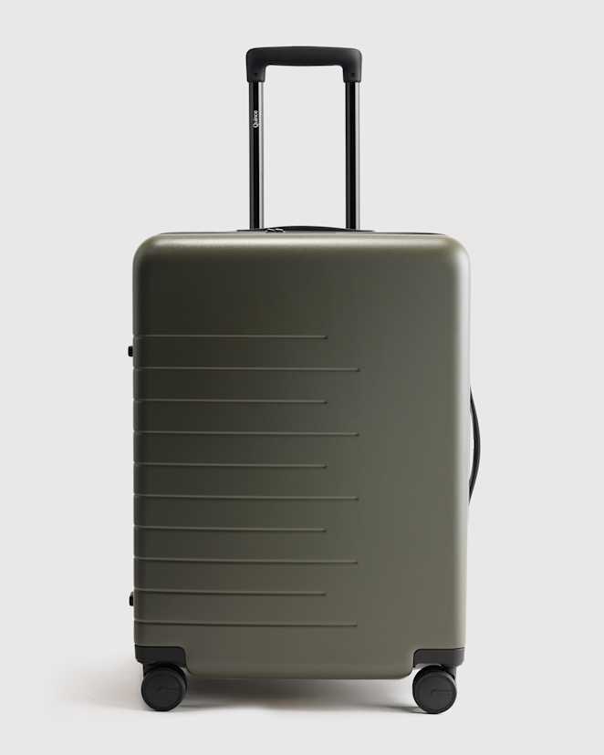 Olive Expandable Medium Check-In Suitcase