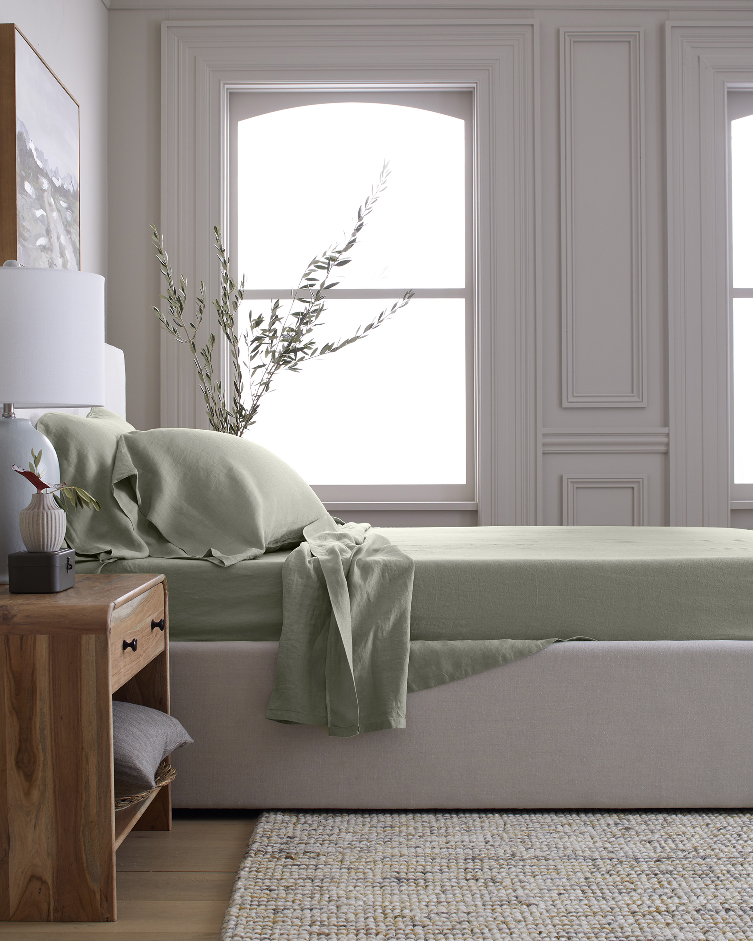 European Linen Pillowcase Set - King