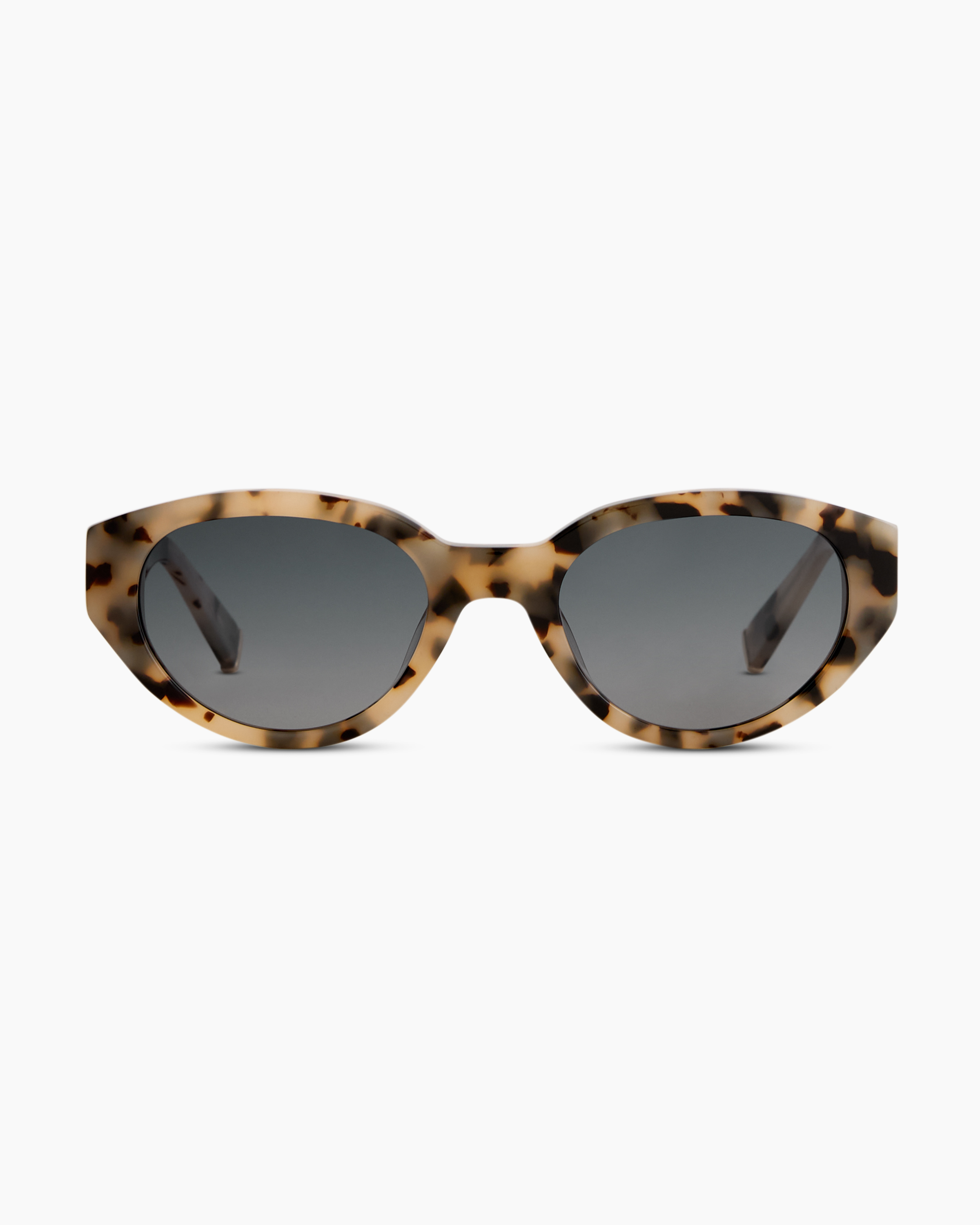 White Tortoise with Grey Gradient lens Sicily Polarized Acetate Sunglasses