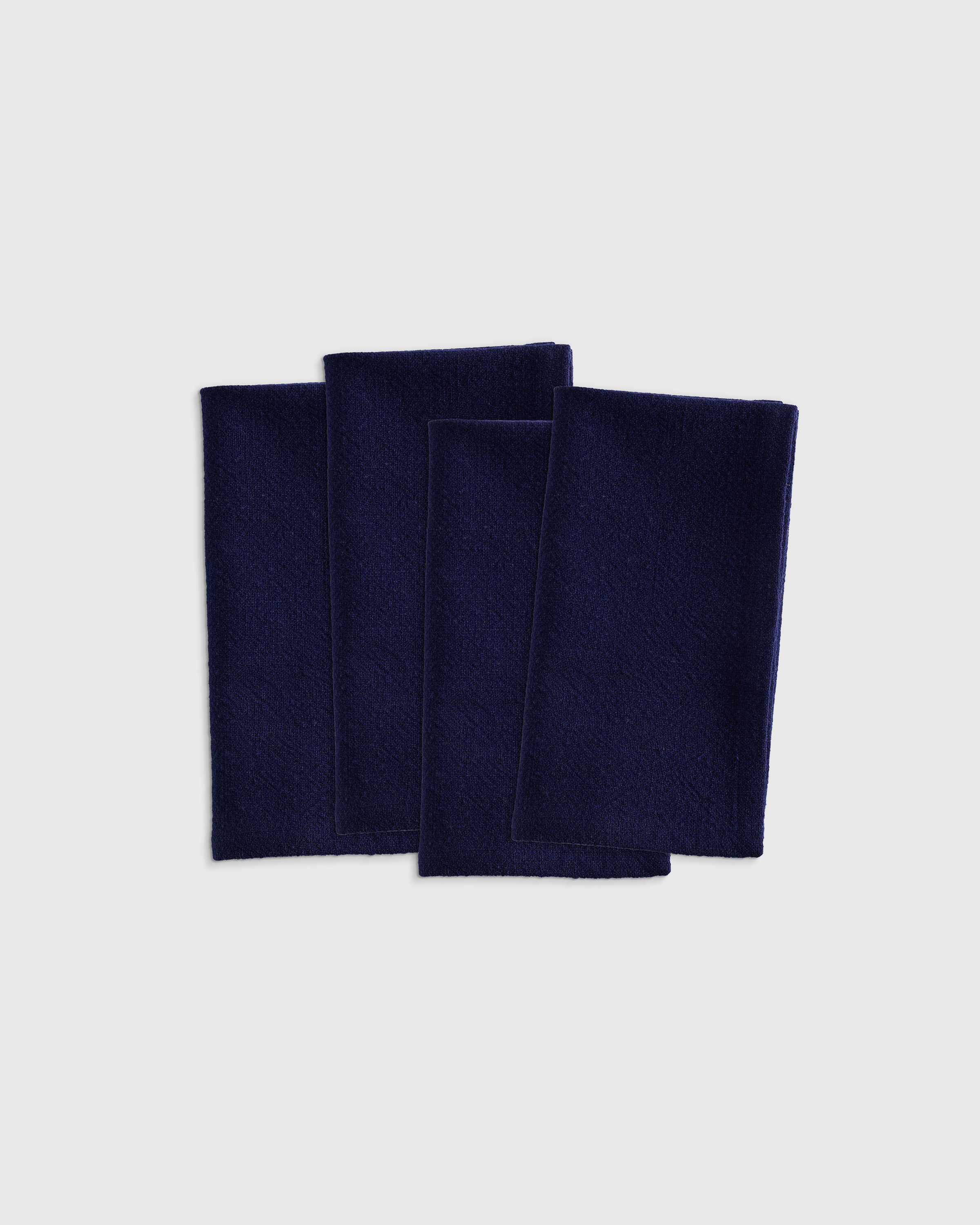 Navy Organic Cotton Napkins