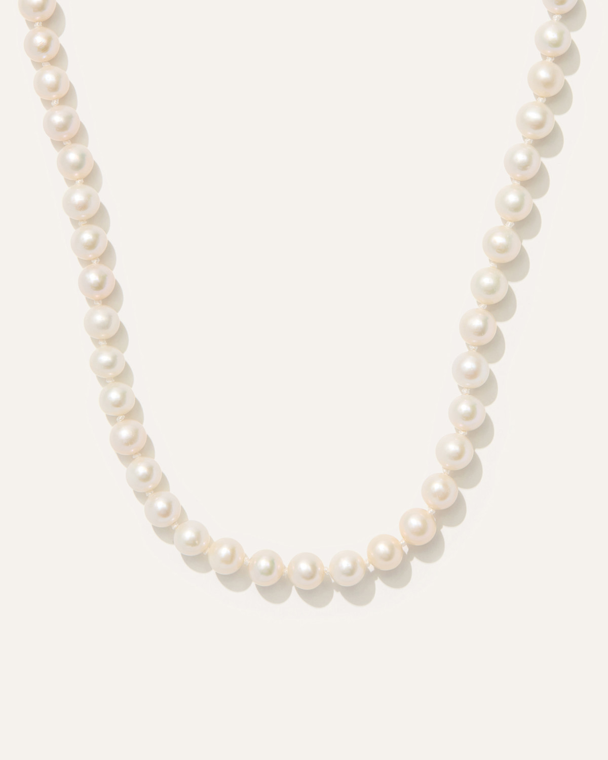 14K Gold Freshwater Cultured Pearl Strand Necklace in Yellow Gold