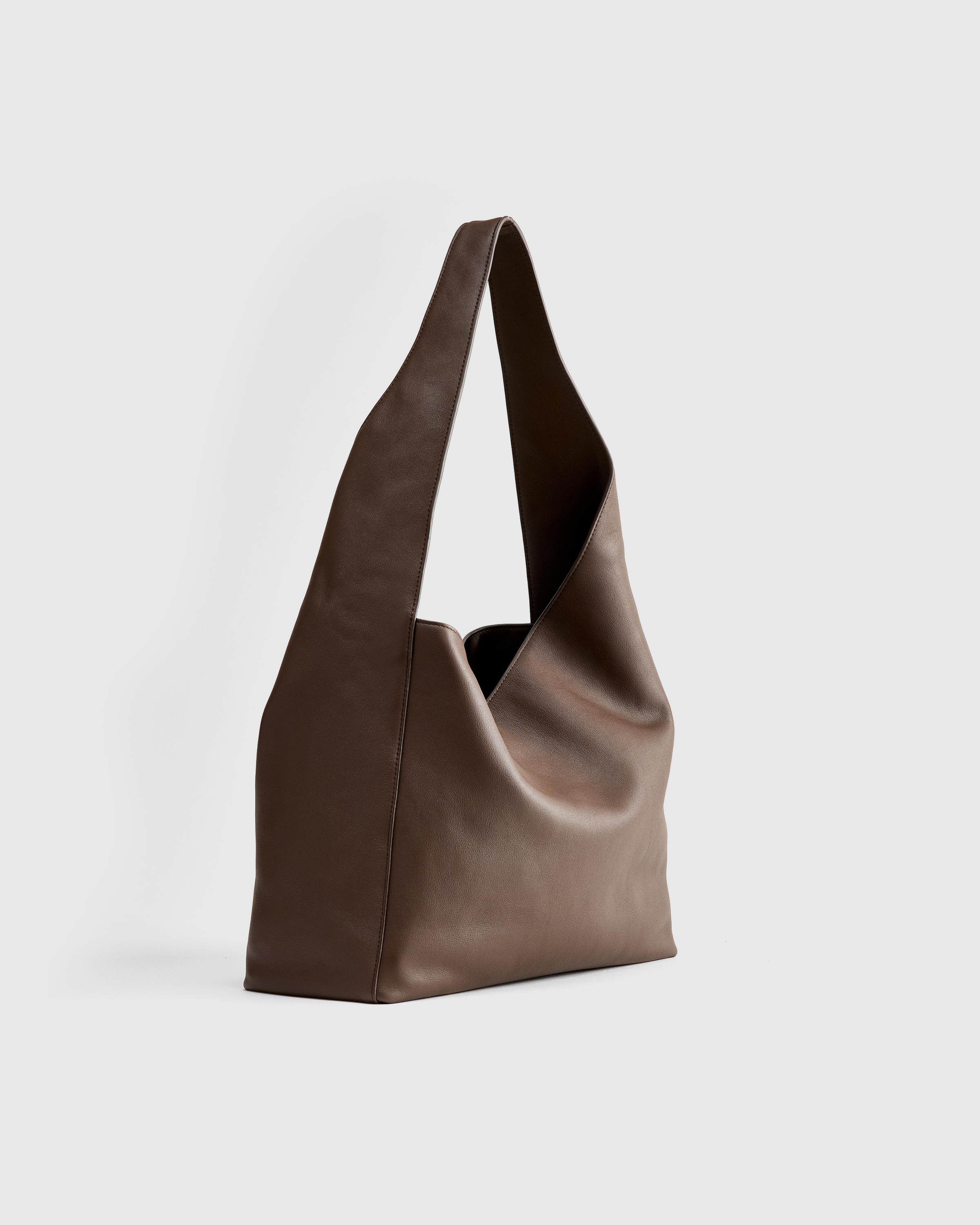 Italian Leather Slouchy Shoulder Bag