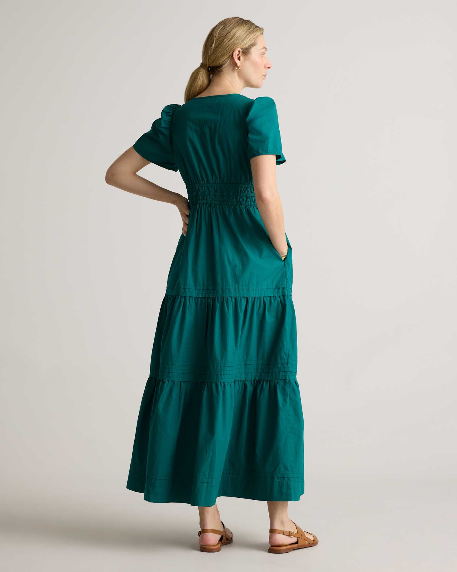 100% Organic Cotton Maternity Tiered Maxi Dress 100% Organic Cotton Maternity Tiered Maxi Dress