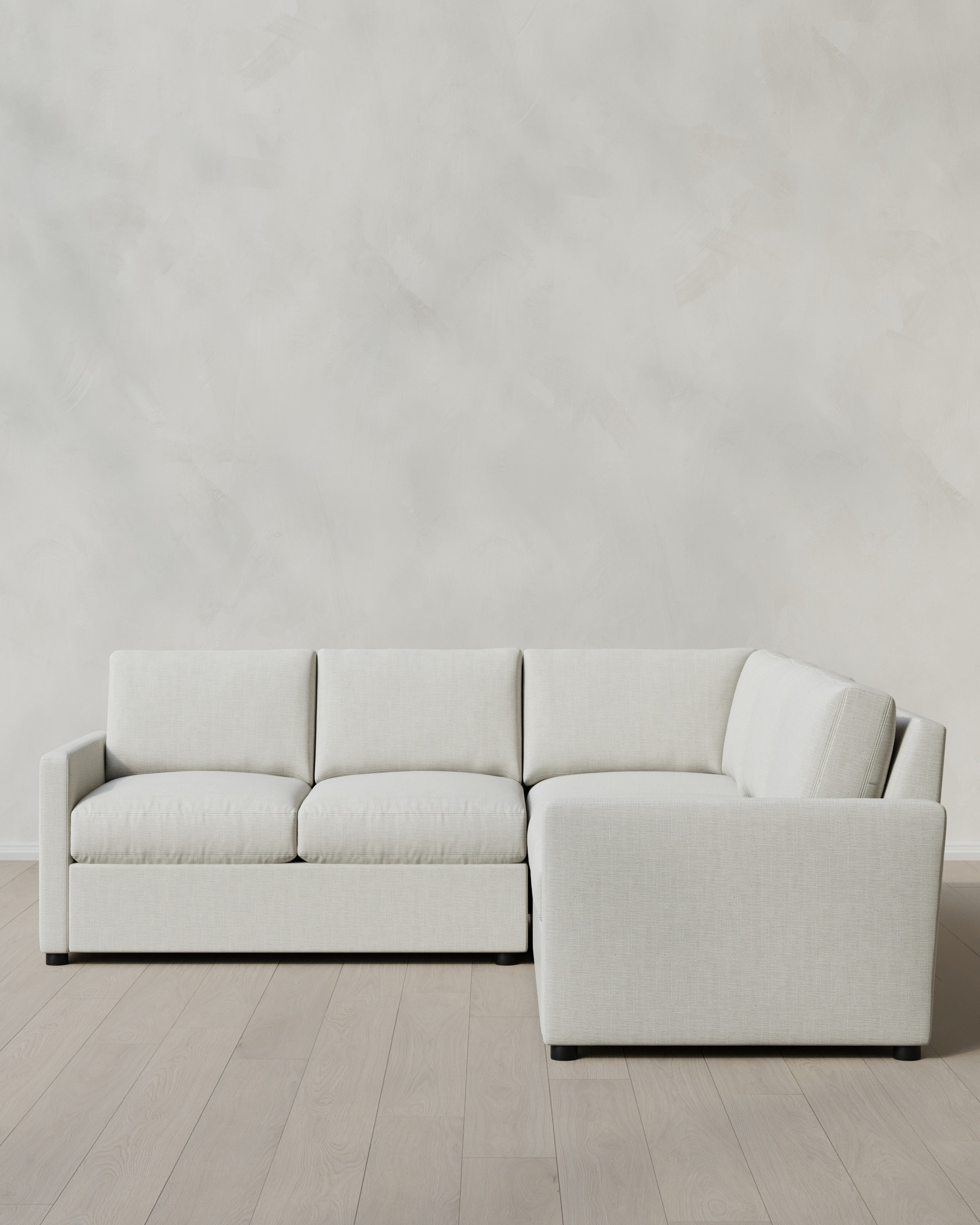 Sorrell Brennan L Sectional in Performance Chenille Linen Blend