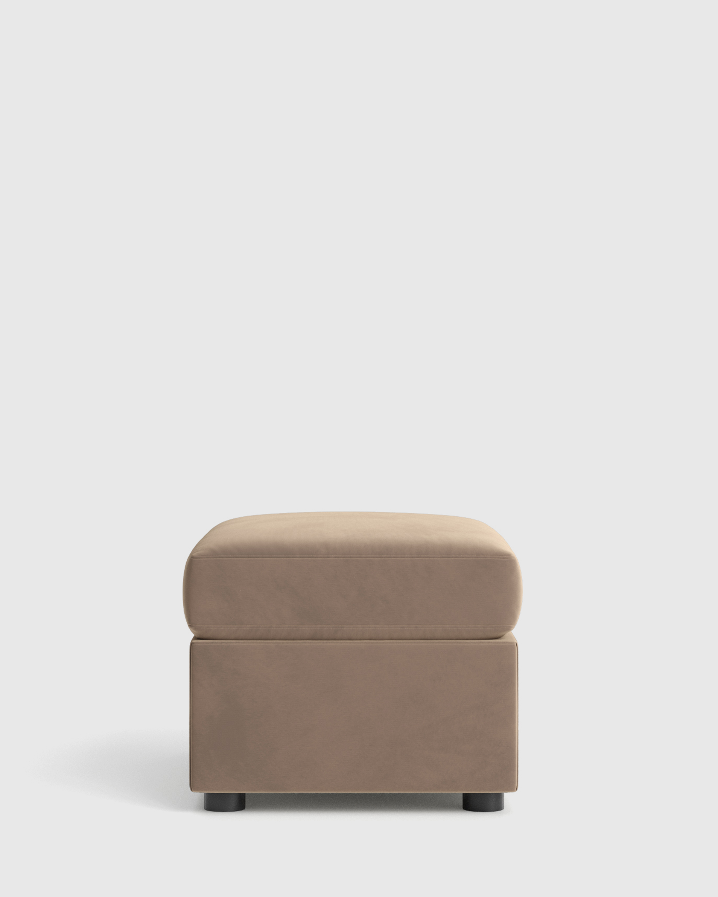 Brennan Performance Velvet Ottoman - thumbnail 4