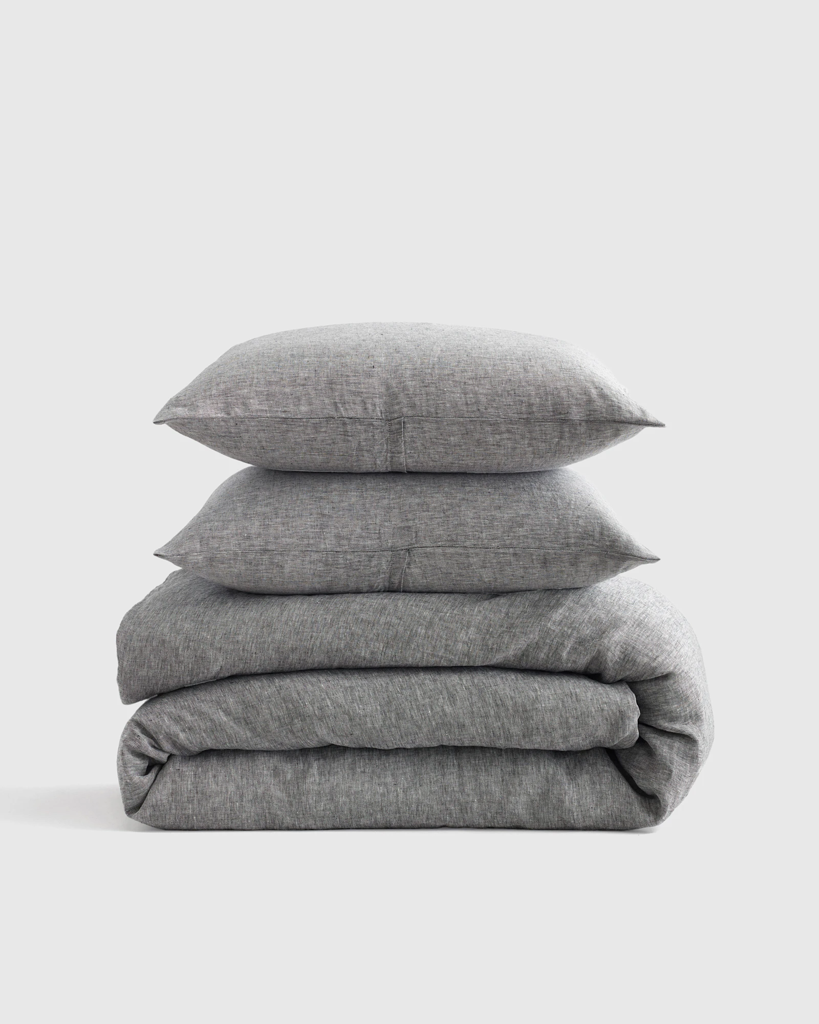 100% European Linen Chambray Duvet Cover Set