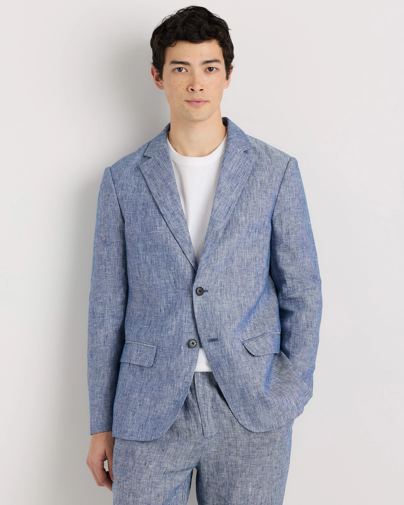 Men's 100% European Linen Blazer