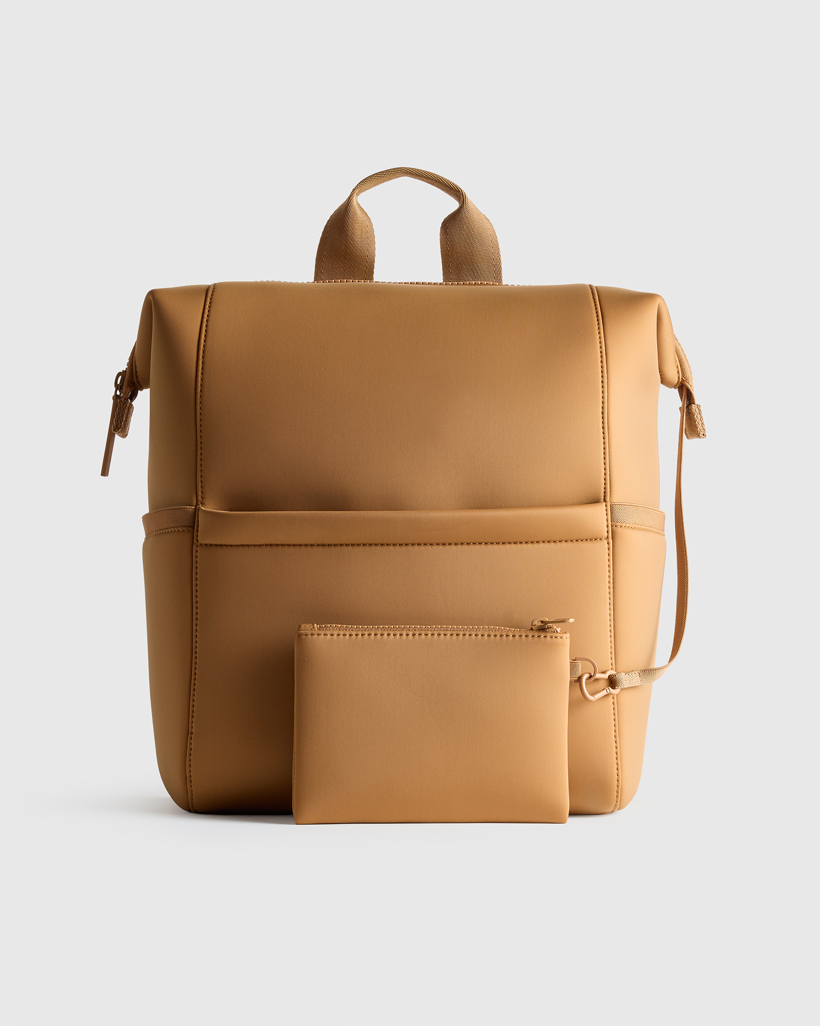 Mocha All-Day Neoprene Diaper Backpack