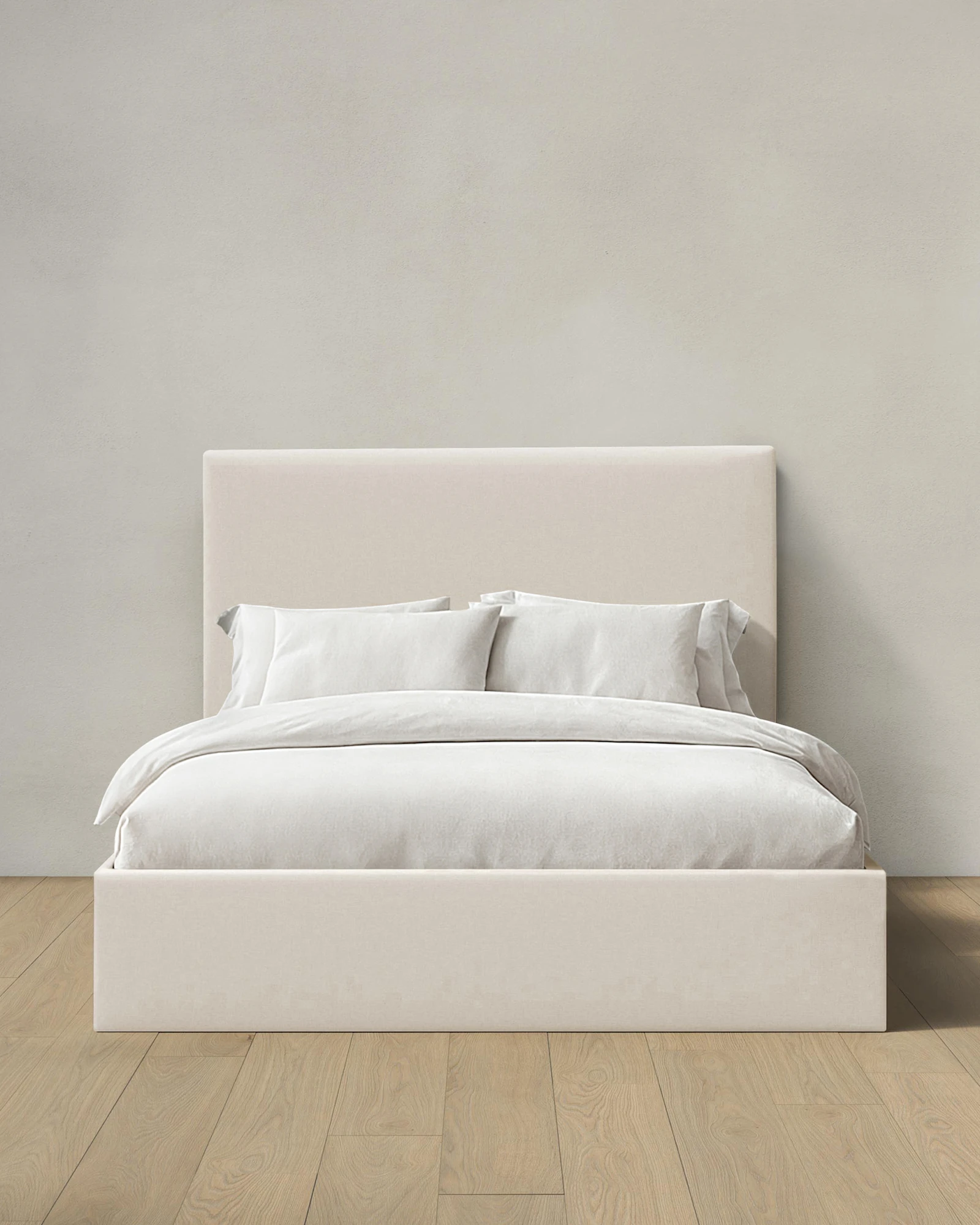 Performance Linen Blend Square Bed 48"