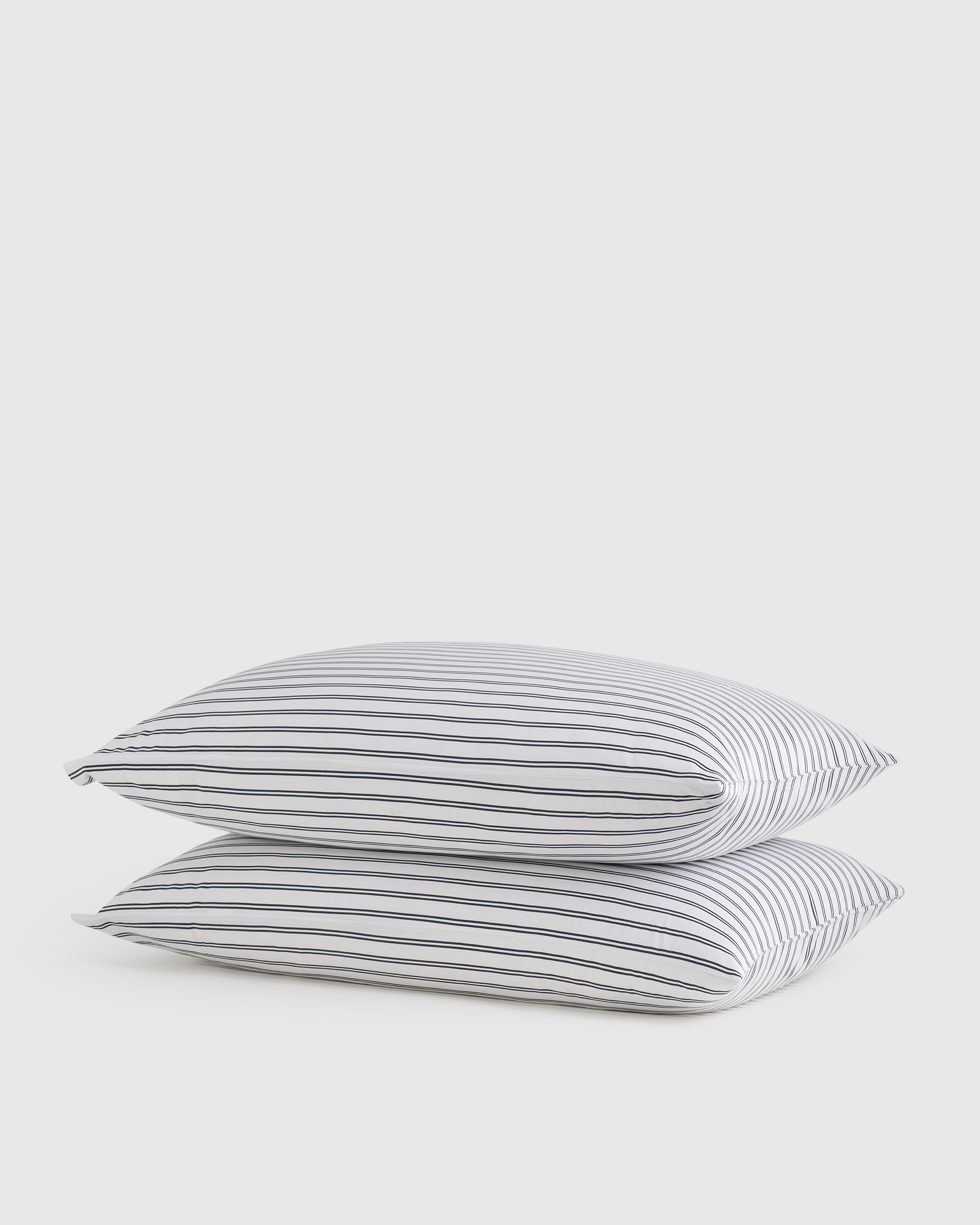 Double Stripe Nightfall Bamboo Pillowcase Set