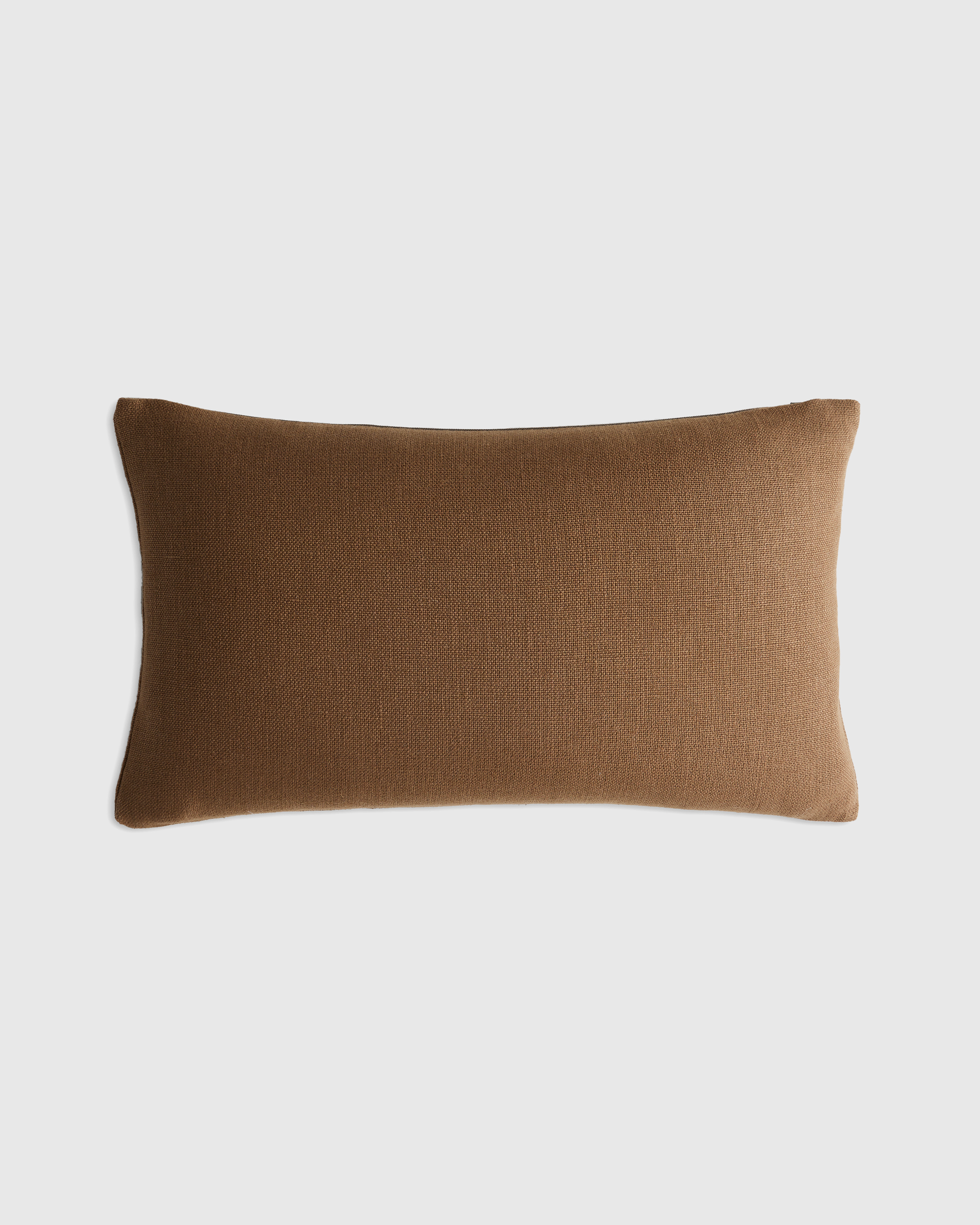 Mocha Luxe Linen Pillow Cover