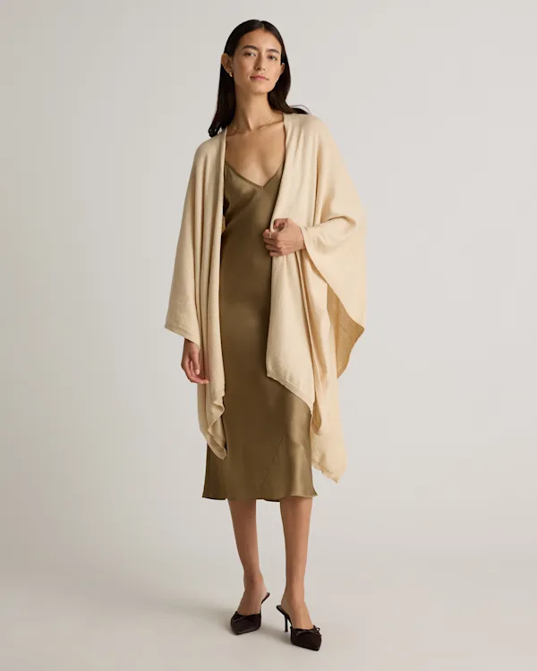 Cotton Cashmere Ruana