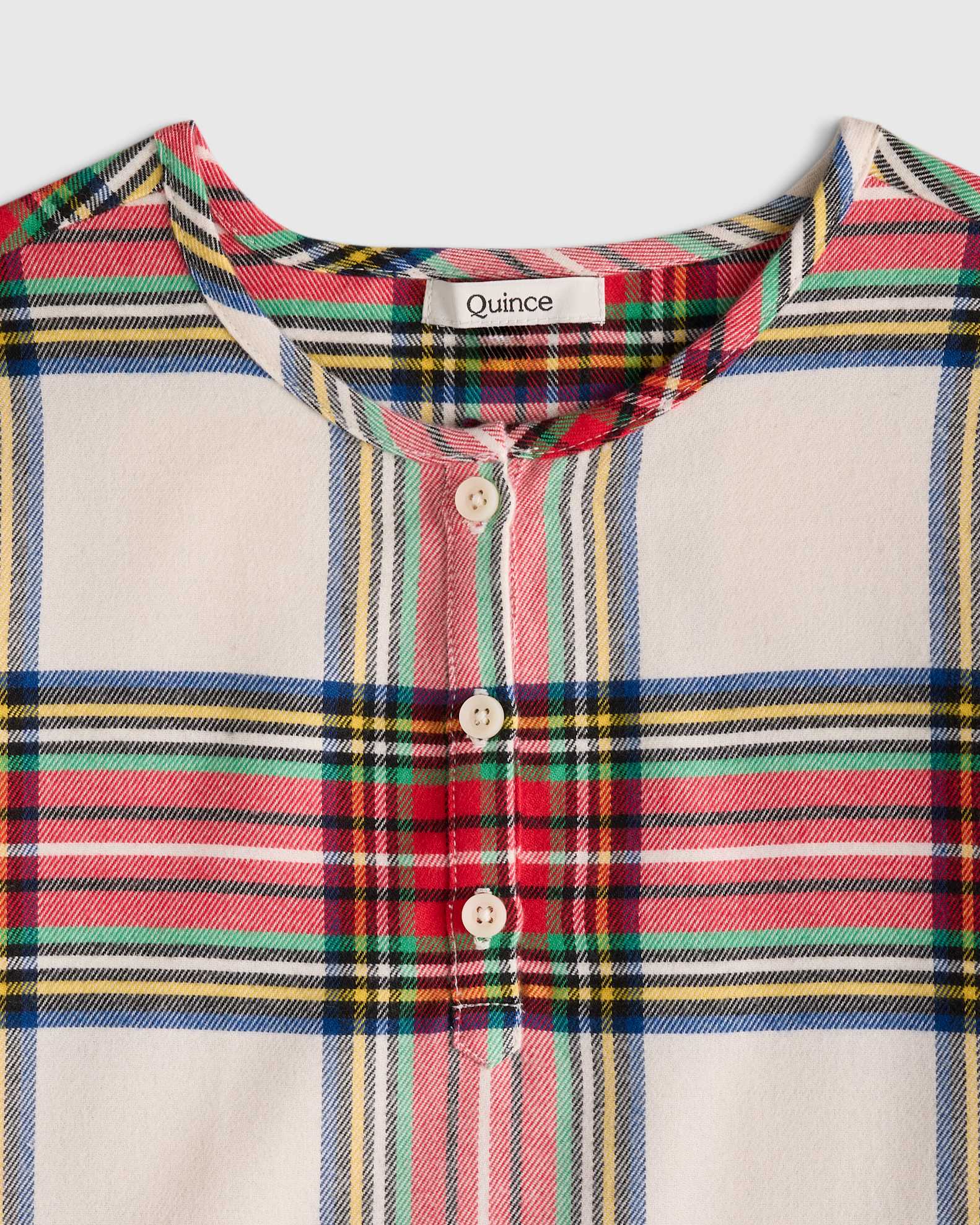 Holiday Flannel Nightgown - Toddler in Holiday Tartan