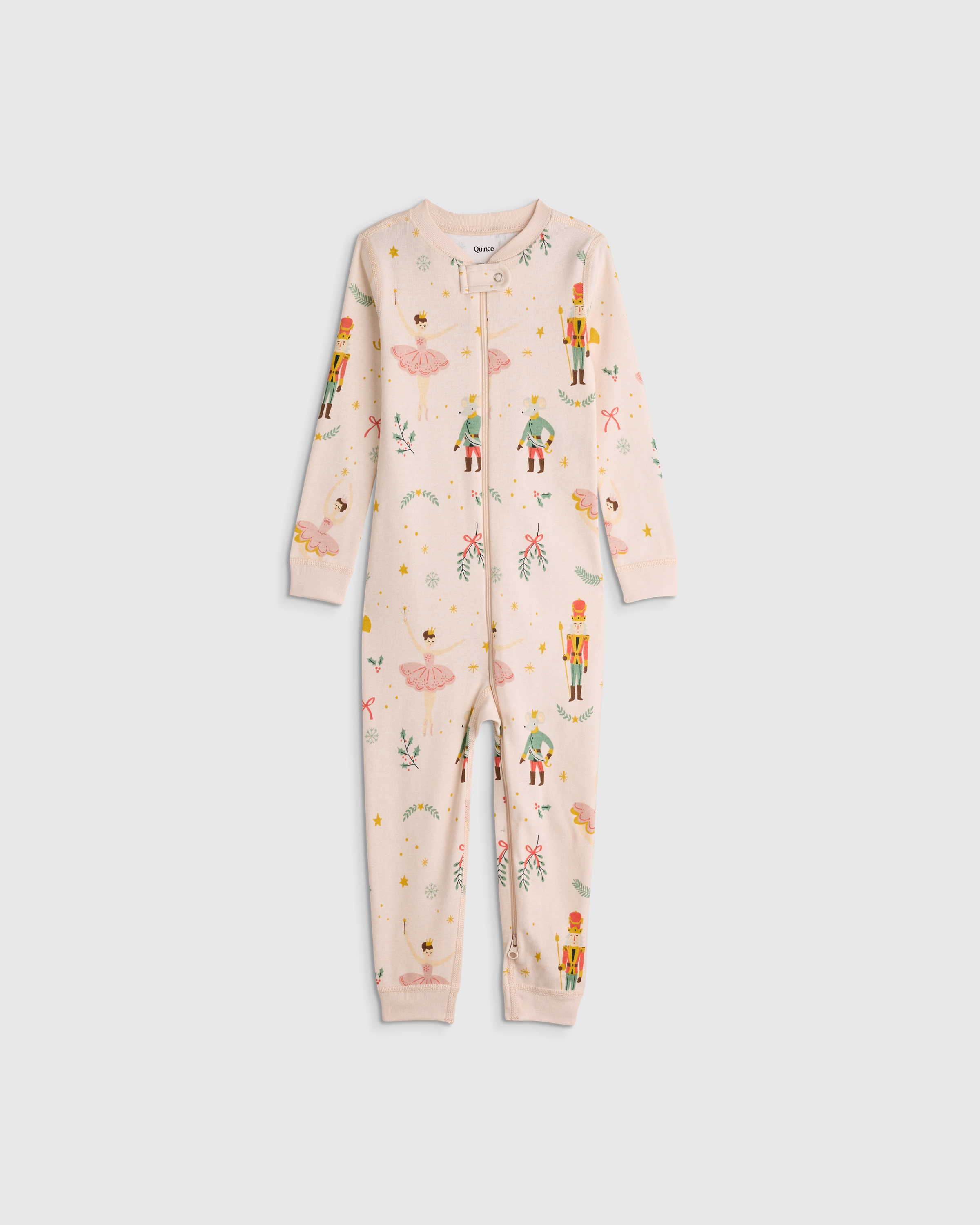 Nutcracker 100% Organic Cotton One Piece Pajama 