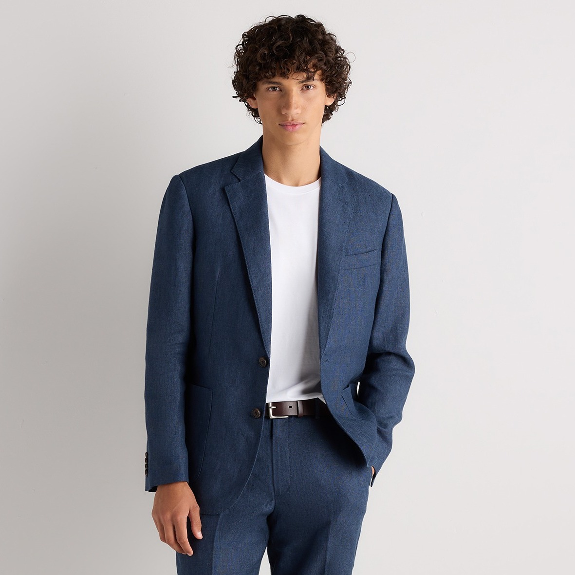 Organic Comfort Stretch Chore Jacket in Navy