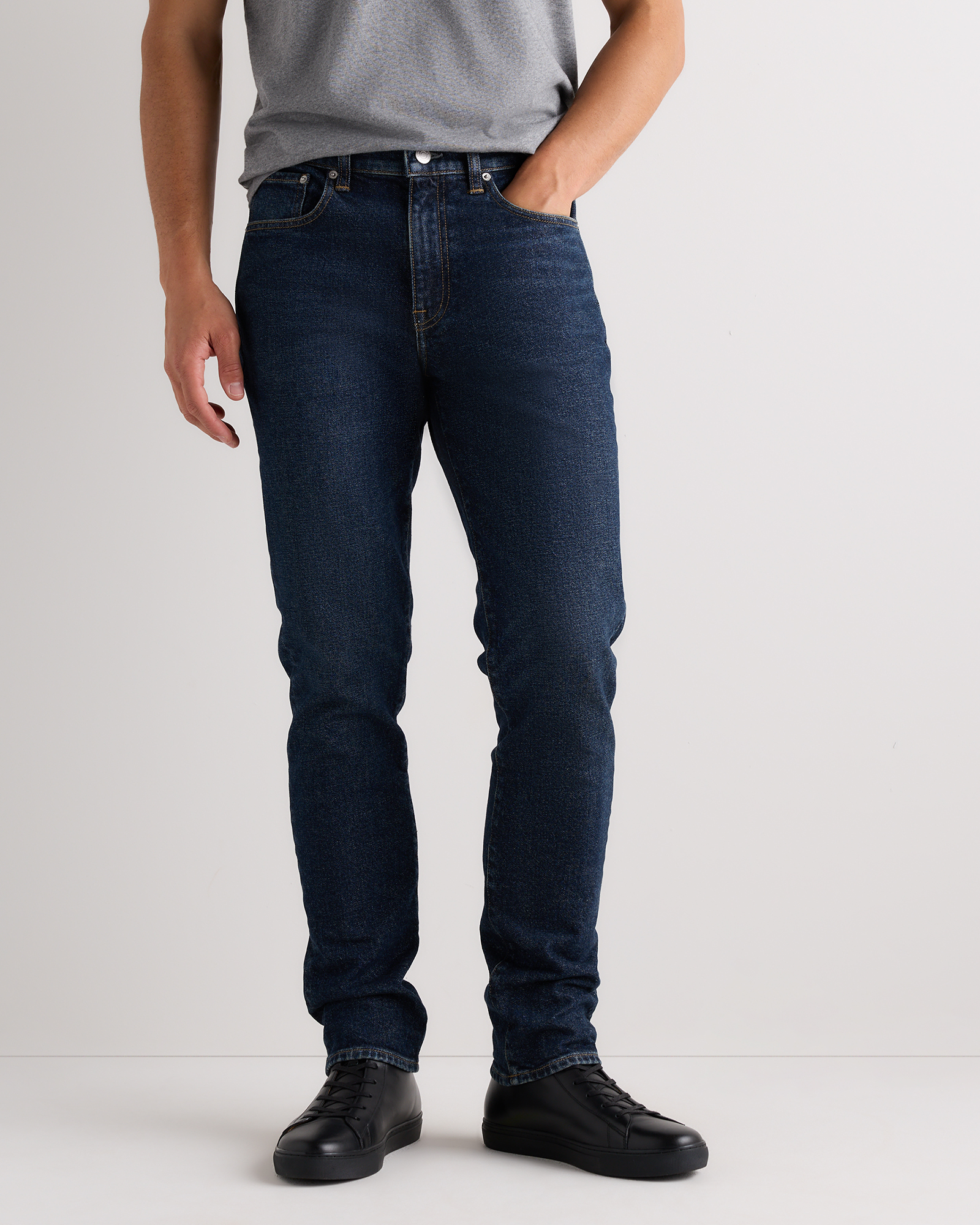 Vintage Indigo Warren Stretch Slim Jeans