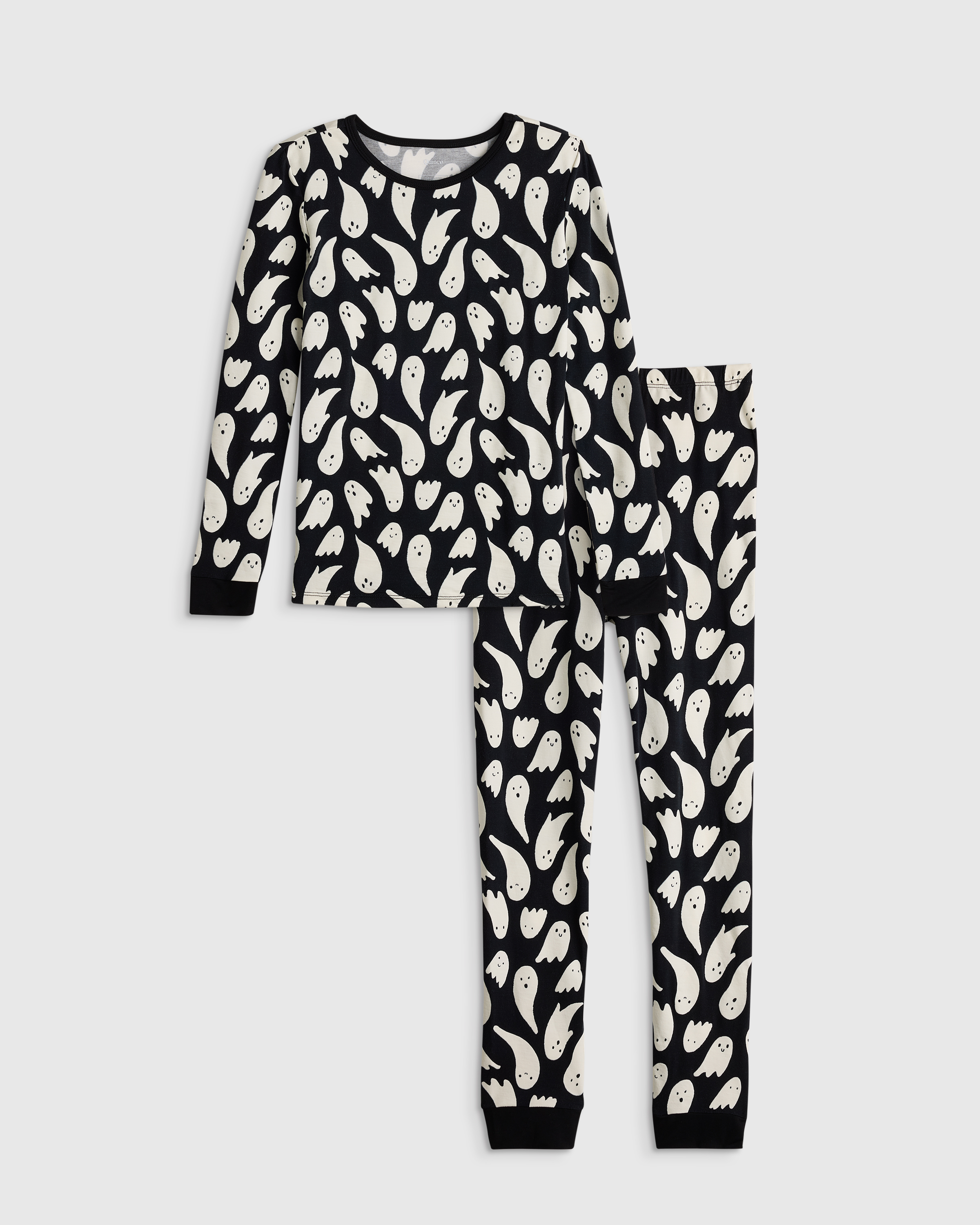 Ghosts Bamboo Long Sleeve and Pant Pajama Set
